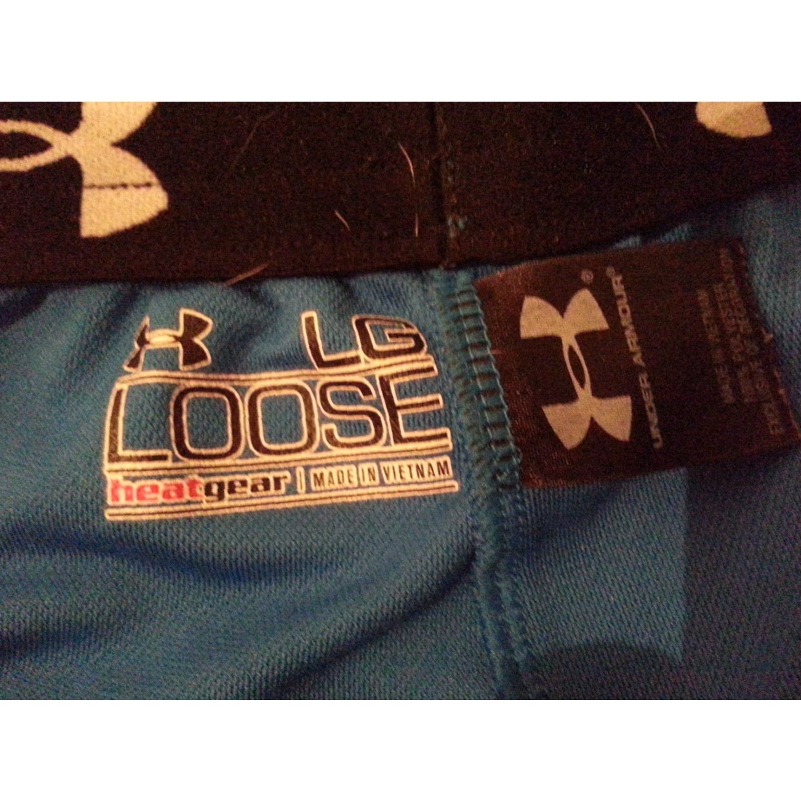 Under Armour Under Armour Shorts Athletic Blue L Womens Large Gym Workout Shirt Size 36" / US 14 / IT 50 - 6 Thumbnail