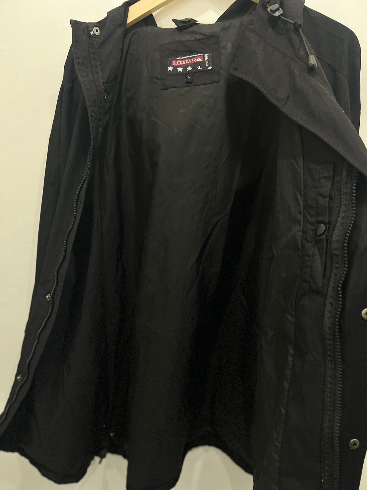 Quiksilver Quiksilver Outdoor Parka Light Jacket Hooded Zip Up 90s VTG Size US L / EU 52-54 / 3 - 11 Thumbnail
