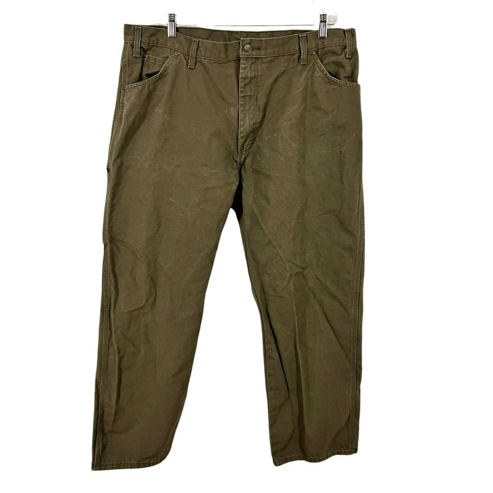 Dickies Dickies Men's Relaxed Fit Straight-Leg Duck Carpenter 42x30 Size US 42 / EU 58 - 1 Thumbnail