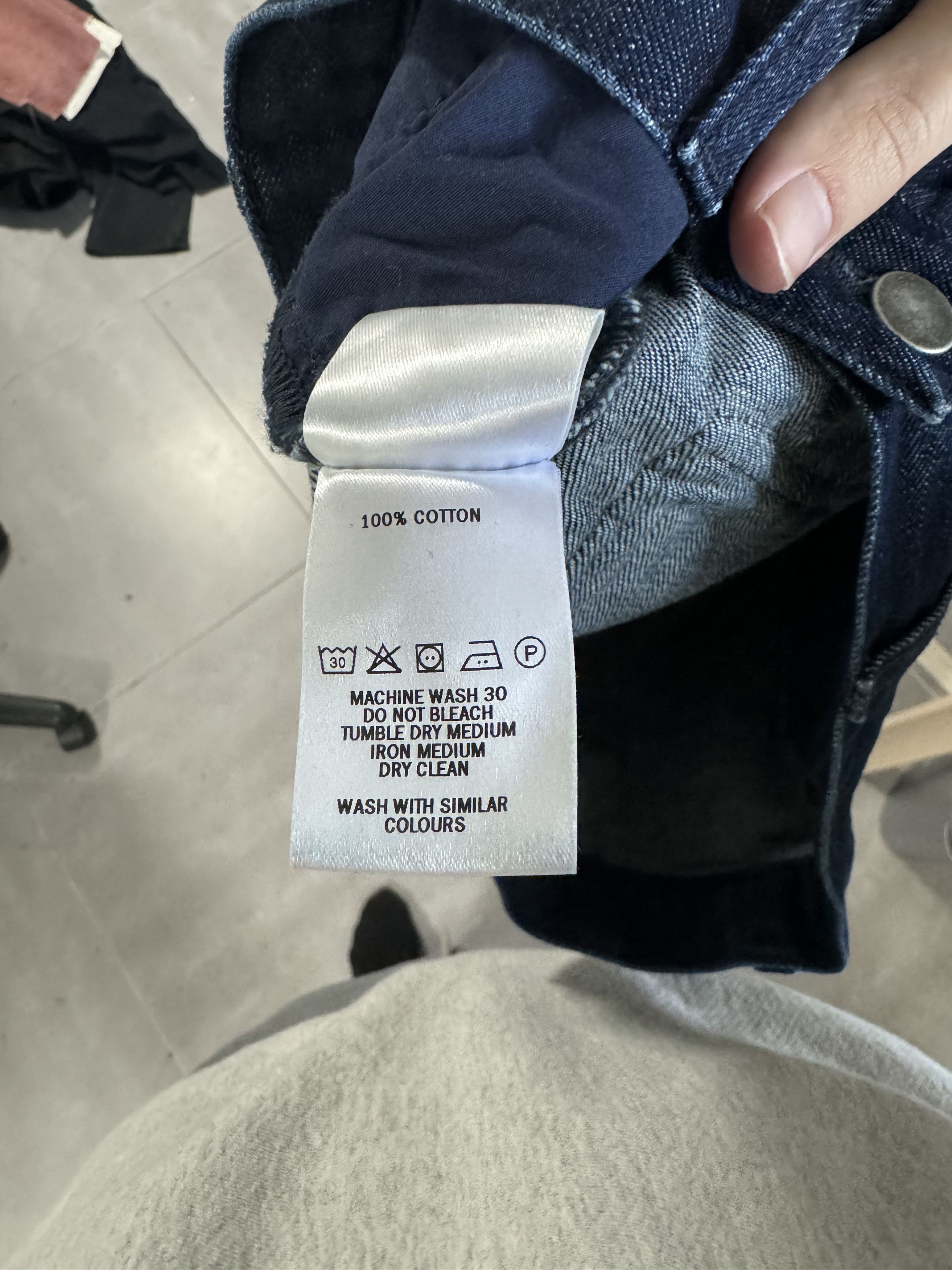 Molly Goddard Menswear Molly Goddard Men's Blue Denim Jeans Size US 30 / EU 46 - 4 Thumbnail