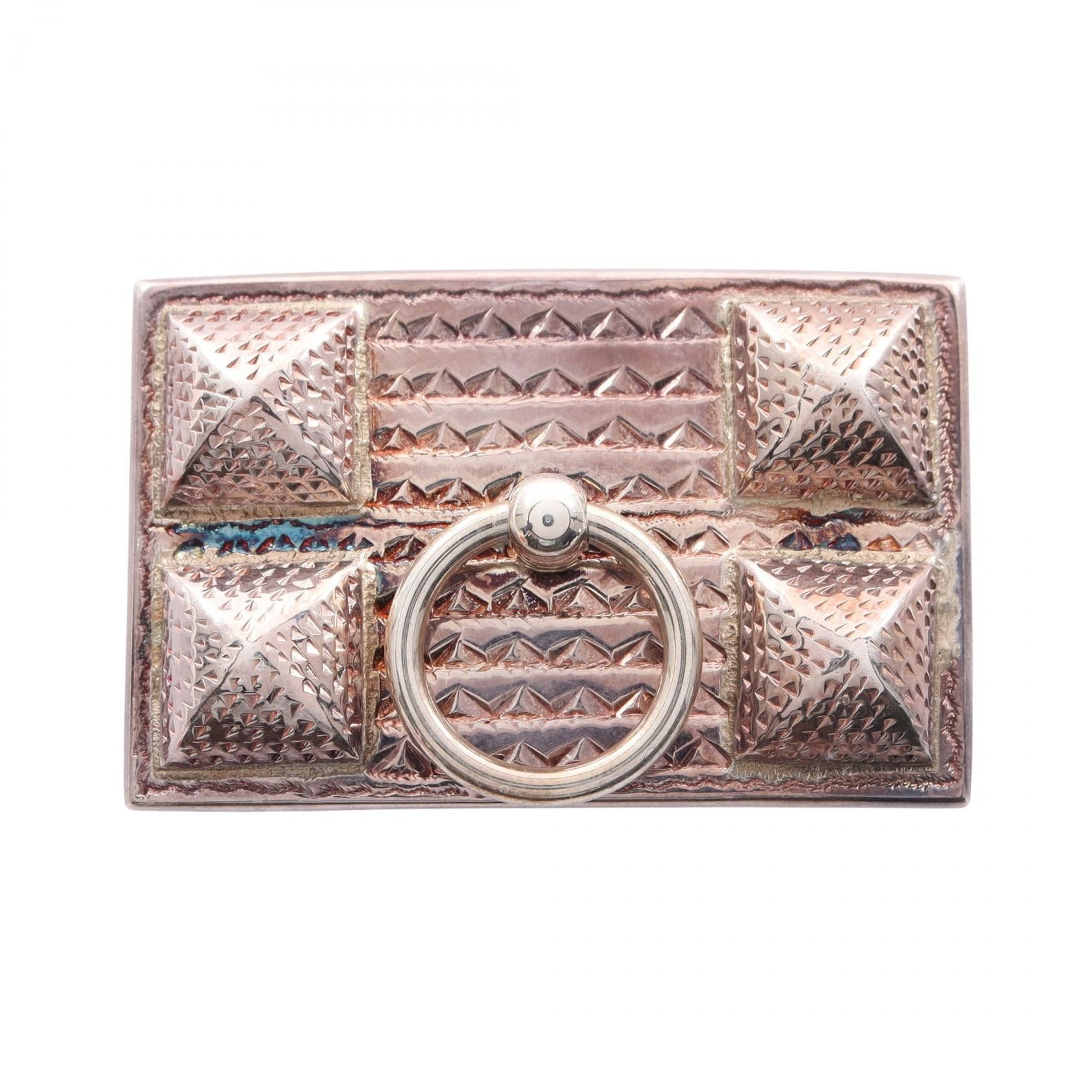 Hermes Hermes Hermes Collier de Chien SV925 Belt Buckle Precious Metal Belt DUTY FREE for USA Size ONE SIZE - 1 Thumbnail