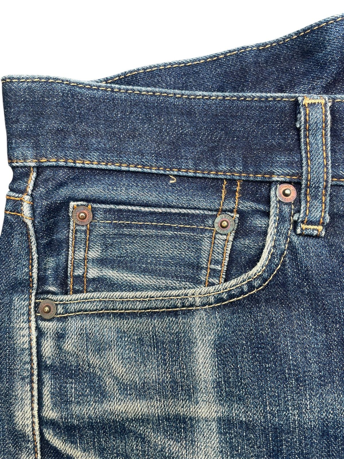 Japanese Brand × Uniqlo Uniqlo Selvedge Distresed Jeans Size US 34 / EU 50 - 5 Thumbnail