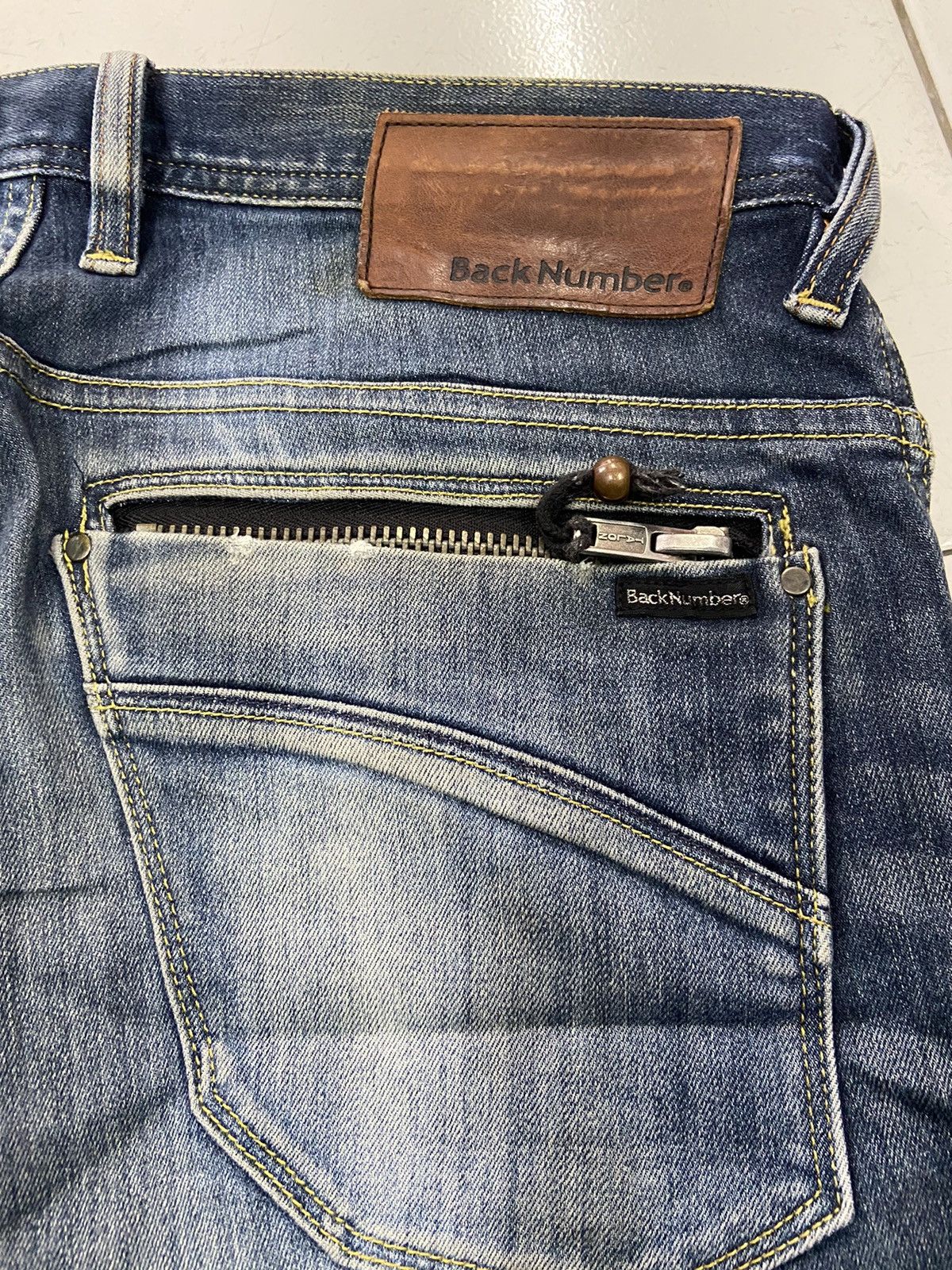 Japanese Brand BACK NUMBER RELAXY DENIM JEANS Size US 32 / EU 48 - 6 Thumbnail