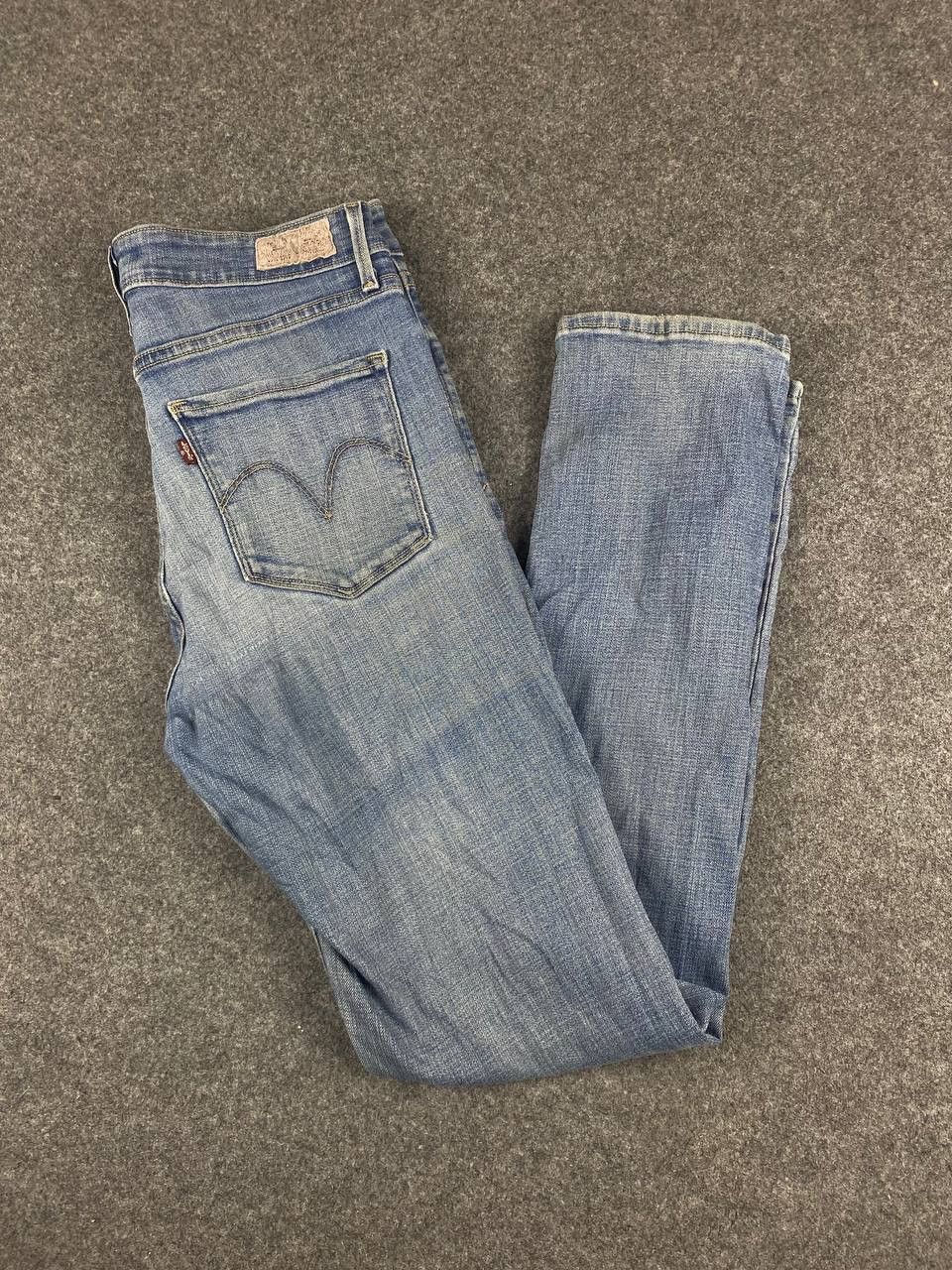 Levi's levis 575 mid rise skinny distressed denim Size 31" - 2 Thumbnail