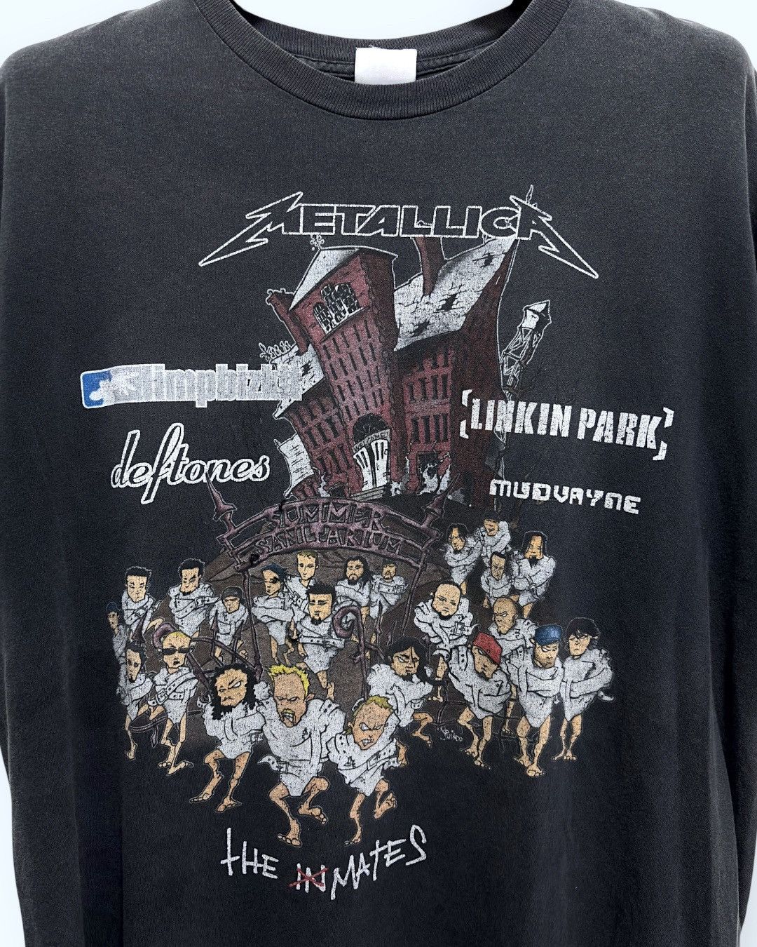 Band Tees vintage 2003 Summer Sanitarium Metallica Deftones Size US XL / EU 56 / 4 - 4 Thumbnail