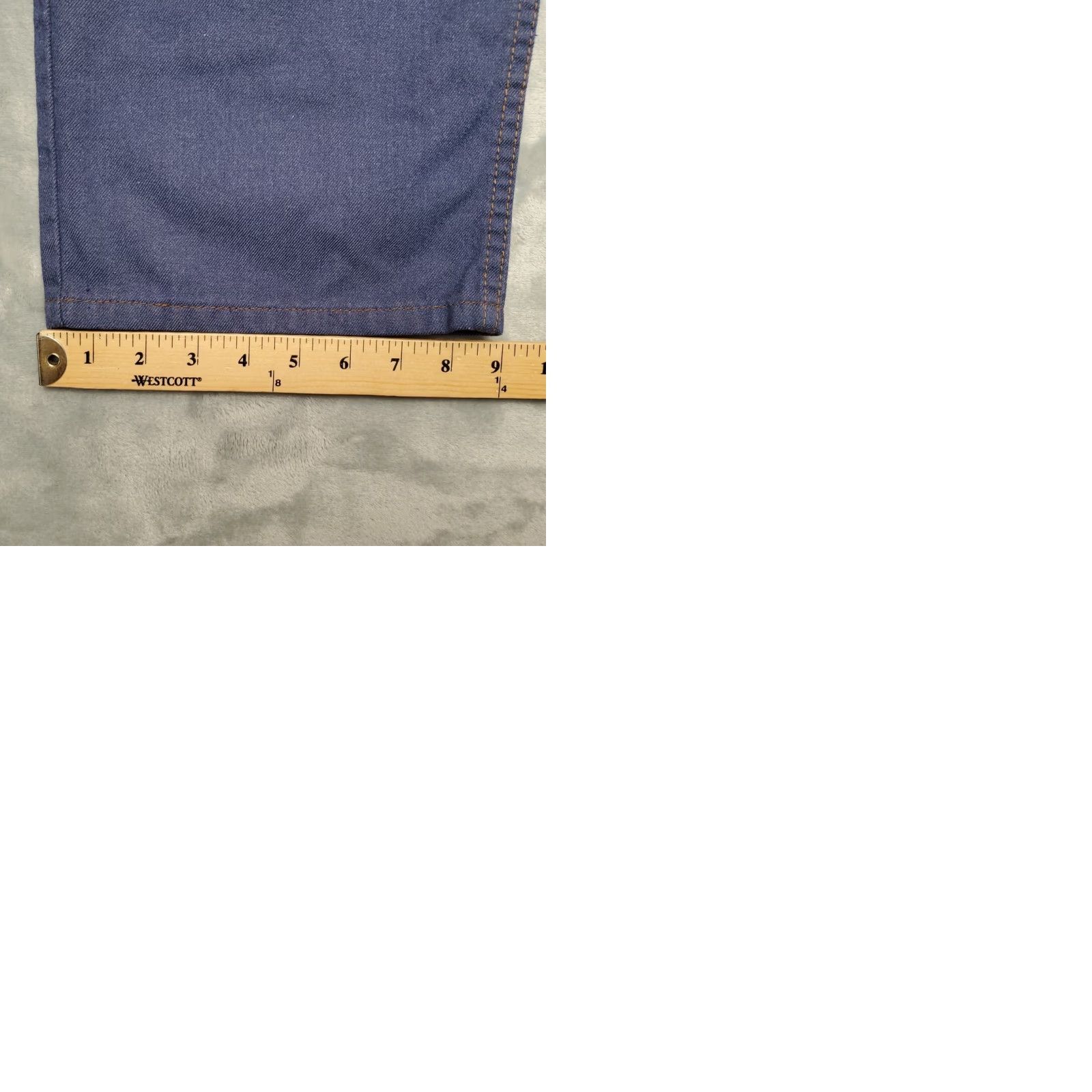 Denime VTG Tough Duck FR Jeans Mens 36x36 Blue Denim HRC2 Fire Flame Resistant 5-Pocket Cargo Pants Reg Waist 36 Inseam 35 Color Blue Mens Size US 36 / EU 52 - 9 Thumbnail