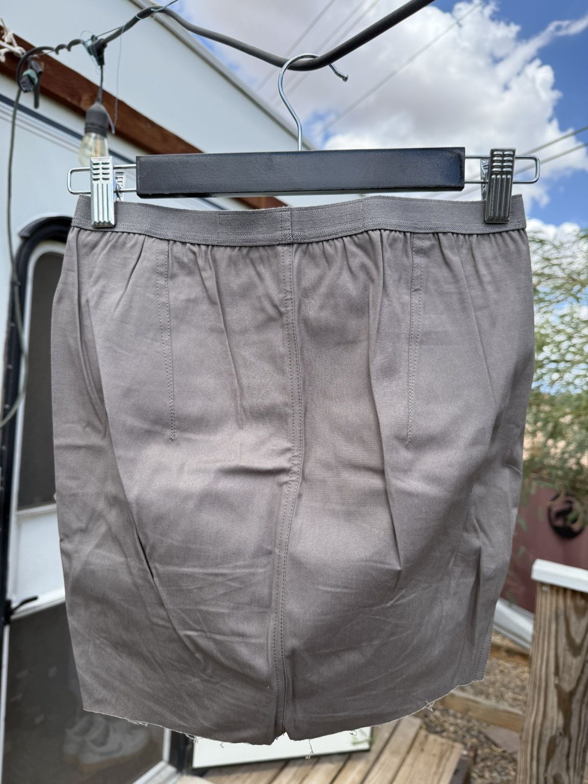 Rick Owens S/S 2021 Rick Owens grey Phlegethon skirt Size 27" / US 4 / IT 40 - 2 Thumbnail