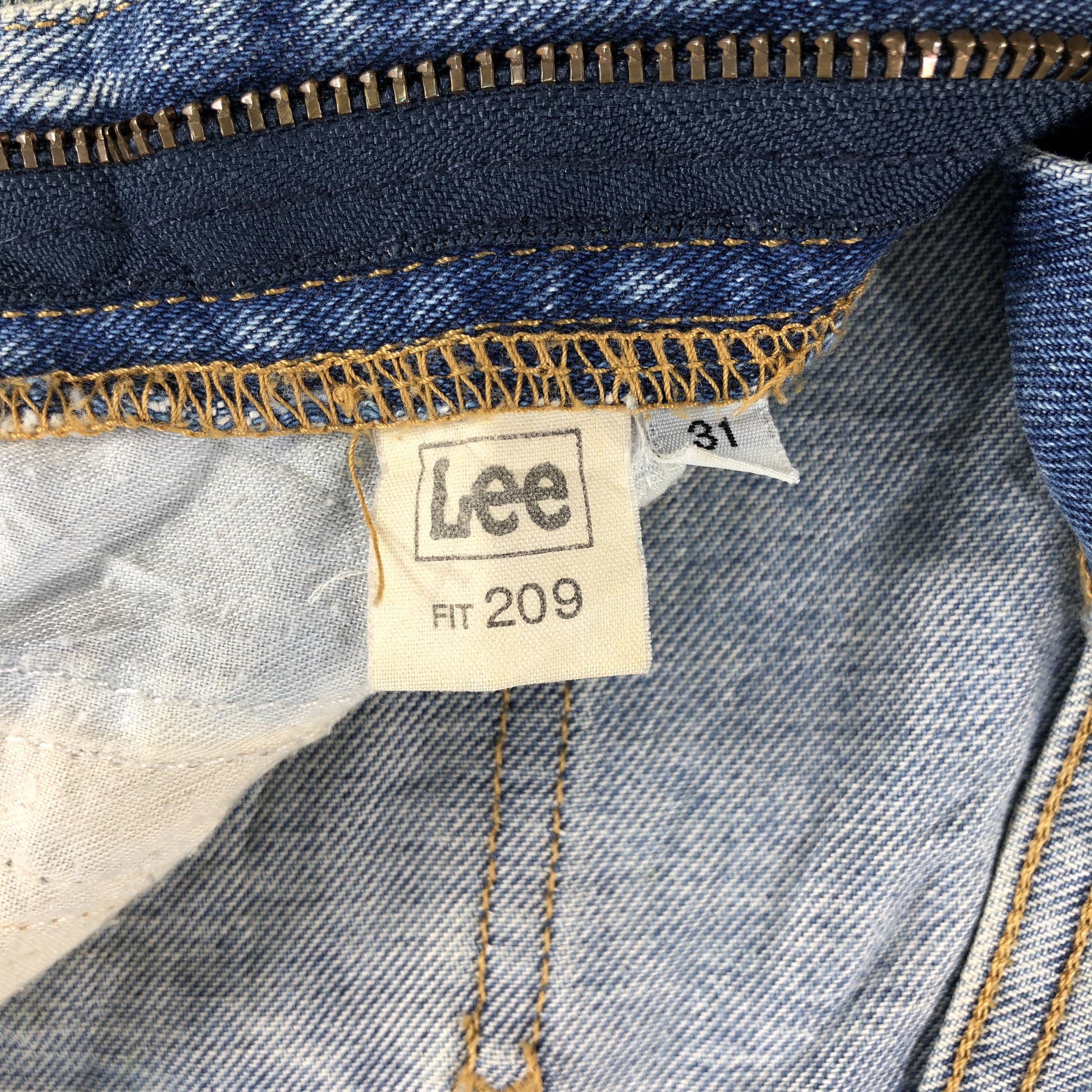Lee Vintage Blue Wash Lee Jeans-J1539 Size US 31 - 10 Thumbnail