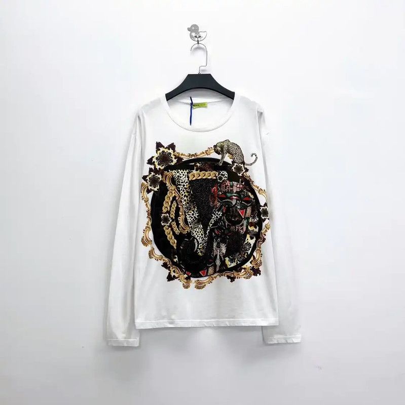Versace Versace Men's Long Sleeve Medusa Tee 0089 Size US XXL / EU 58 / 5 - 1 Thumbnail