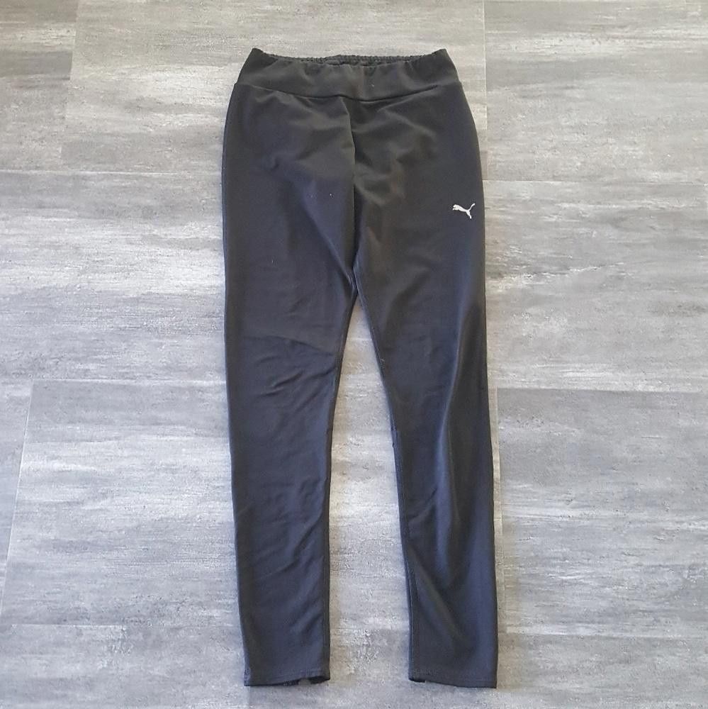 Puma Black Ankle Detailed Fitted Athletic Legging Size 28" / US 6 / IT 42 - 1 Thumbnail