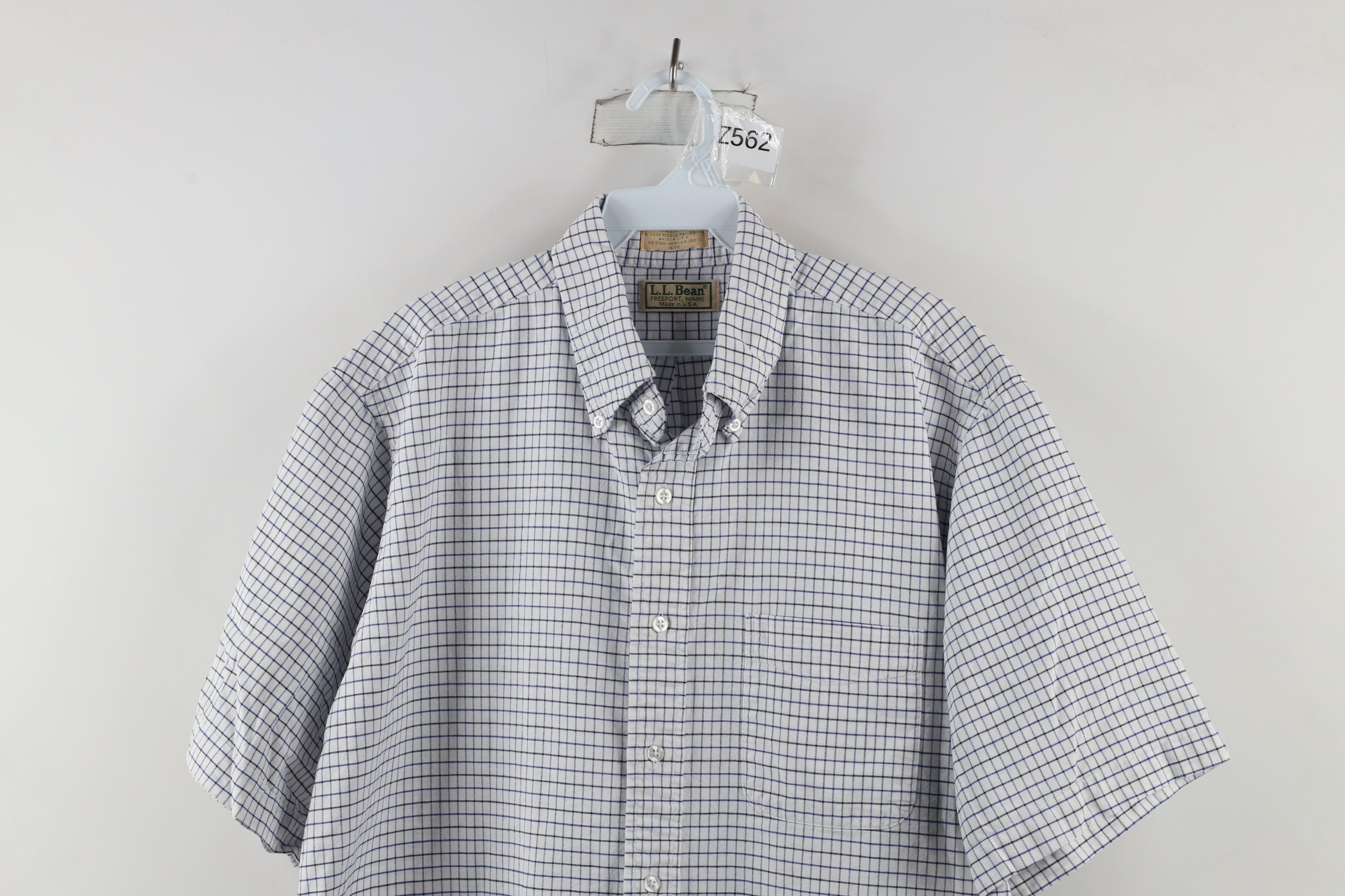 L.L. Bean × Vintage Vintage 90s LL Bean Tailored Button Down Shirt Plaid USA Size US L / EU 52-54 / 3 - 2 Thumbnail