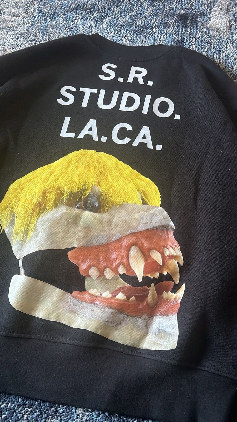 Raf Simons × Sterling Ruby SR Studios LA CA Sterling Ruby Skull Crewneck 1/50 Lmtd ED Size US M / EU 48-50 / 2 - 4 Thumbnail