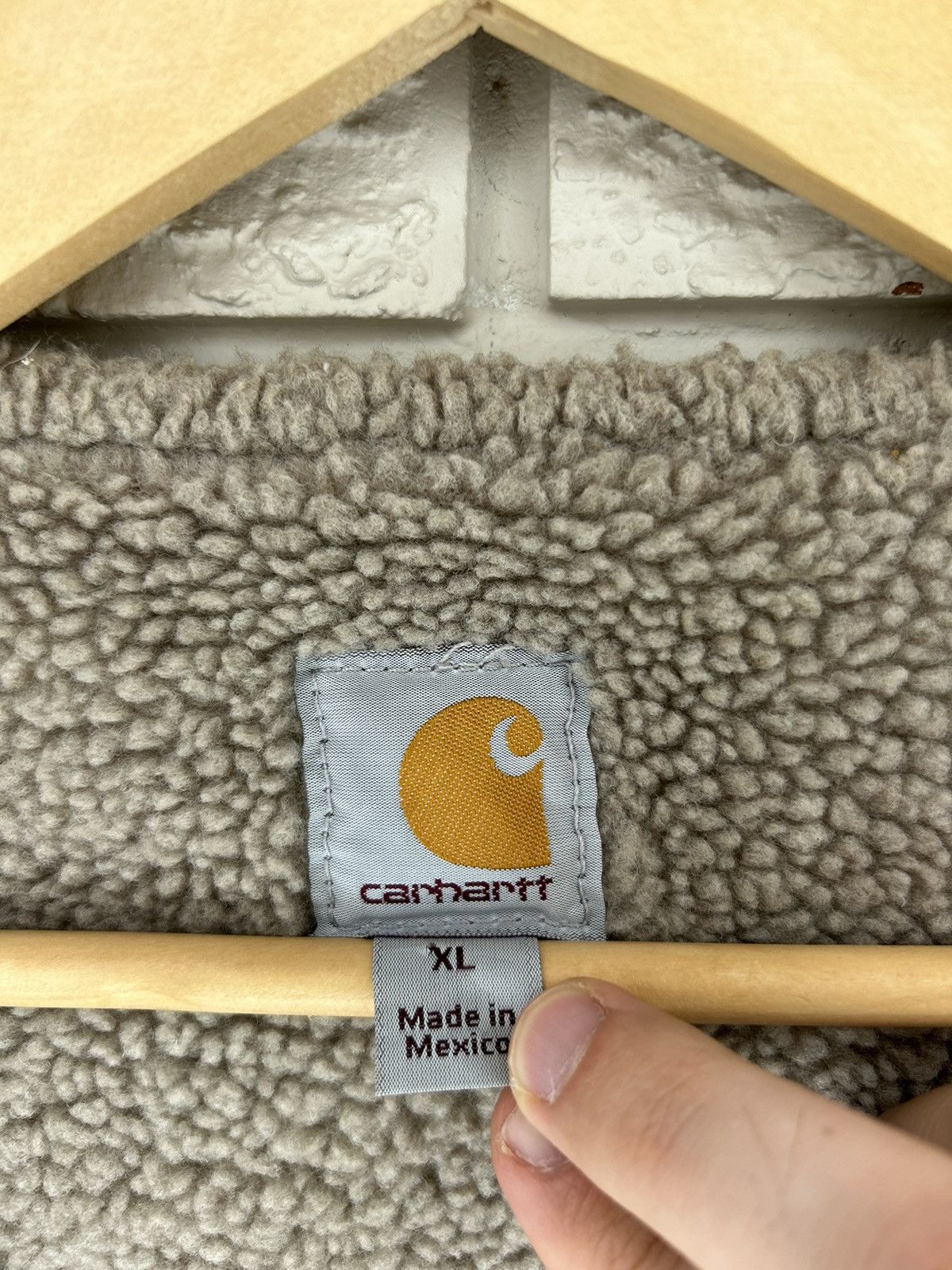 Carhartt Vintage Carhartt Faded Brown Sherpa Lined Vest Size US XL / EU 56 / 4 - 6 Thumbnail