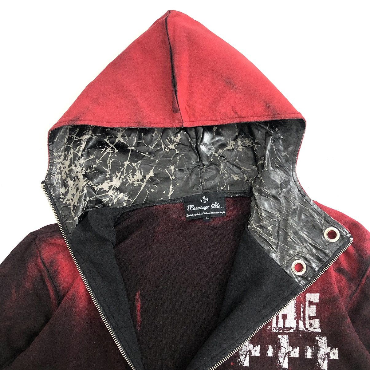 If Six Was Nine Berning Sho Skulls Poem Zip Hoodie LGB Style Size US L / EU 52-54 / 3 - 5 Thumbnail