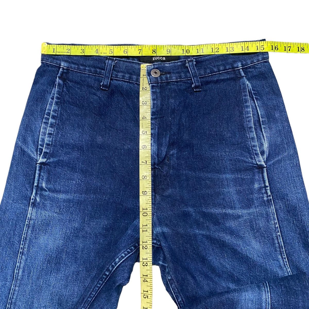 CABANE de ZUCCa Cabane De Zucca Denim Fatigue Pants Indigo Dye Size US 30 / EU 46 - 21 Thumbnail