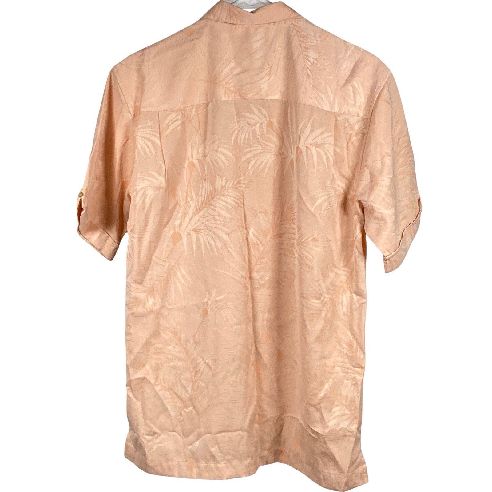 Cubavera Cubavera Shirt Men's Small Palm Leaf Print Button Up Pocket Size US S / EU 44-46 / 1 - 3 Thumbnail