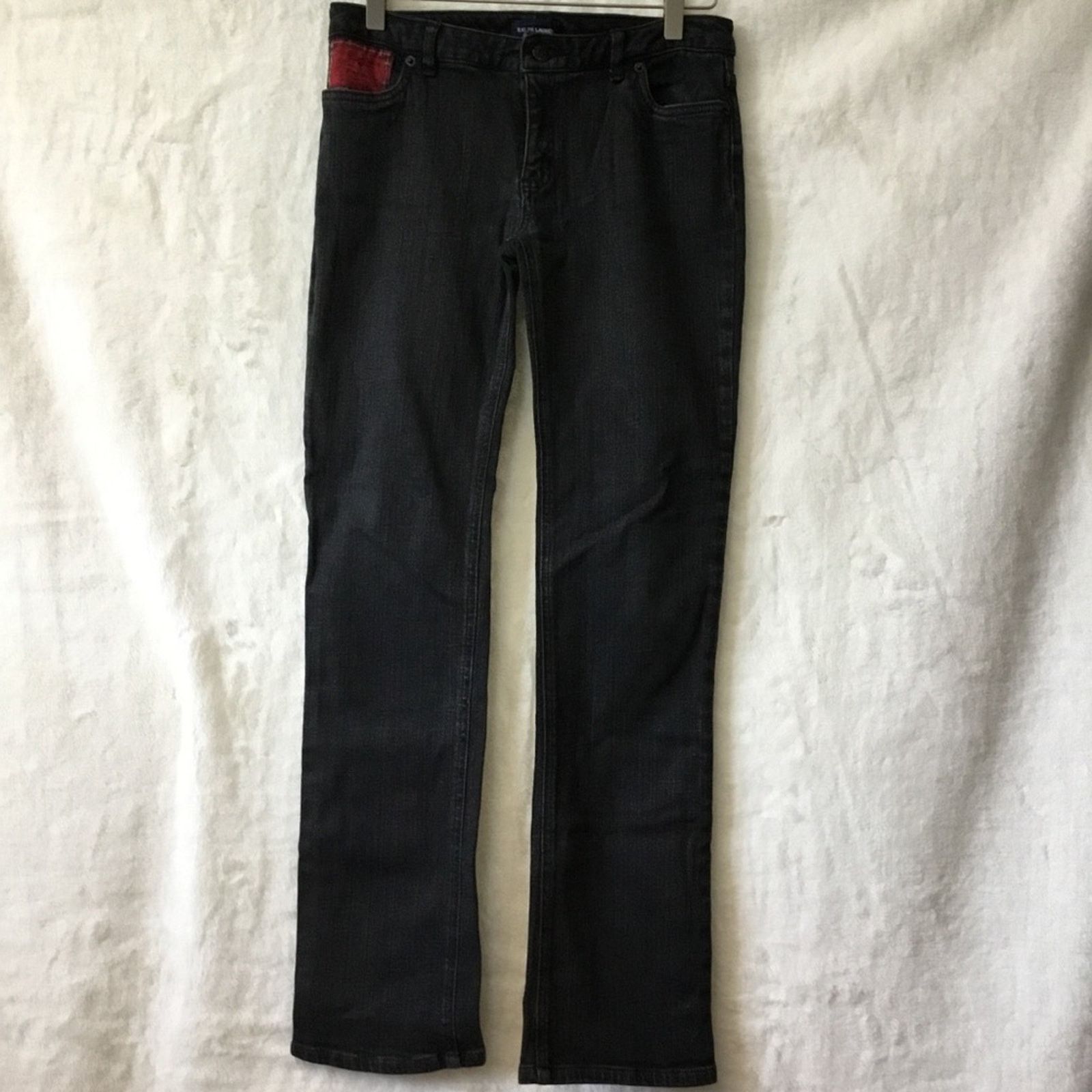 Ralph Lauren Girl Black Straight Leg Jeans