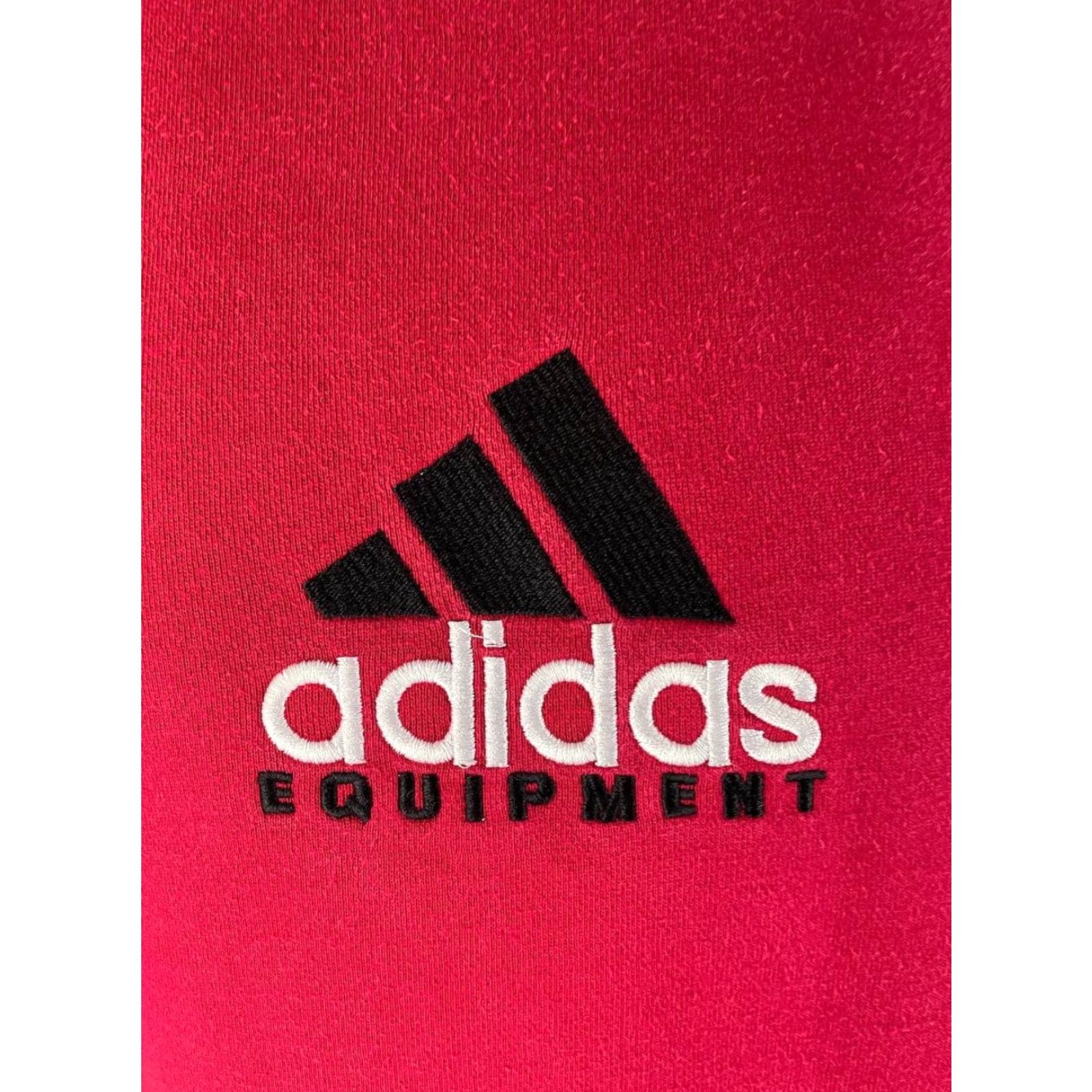 Adidas Adidas Sweatshirt Mens Size L Red Cotton Polyester Fleece Crew Neck Pullover Long Sleeve Activewear Supervised by Adidas Logo Size US L / EU 52-54 / 3 - 5 Thumbnail