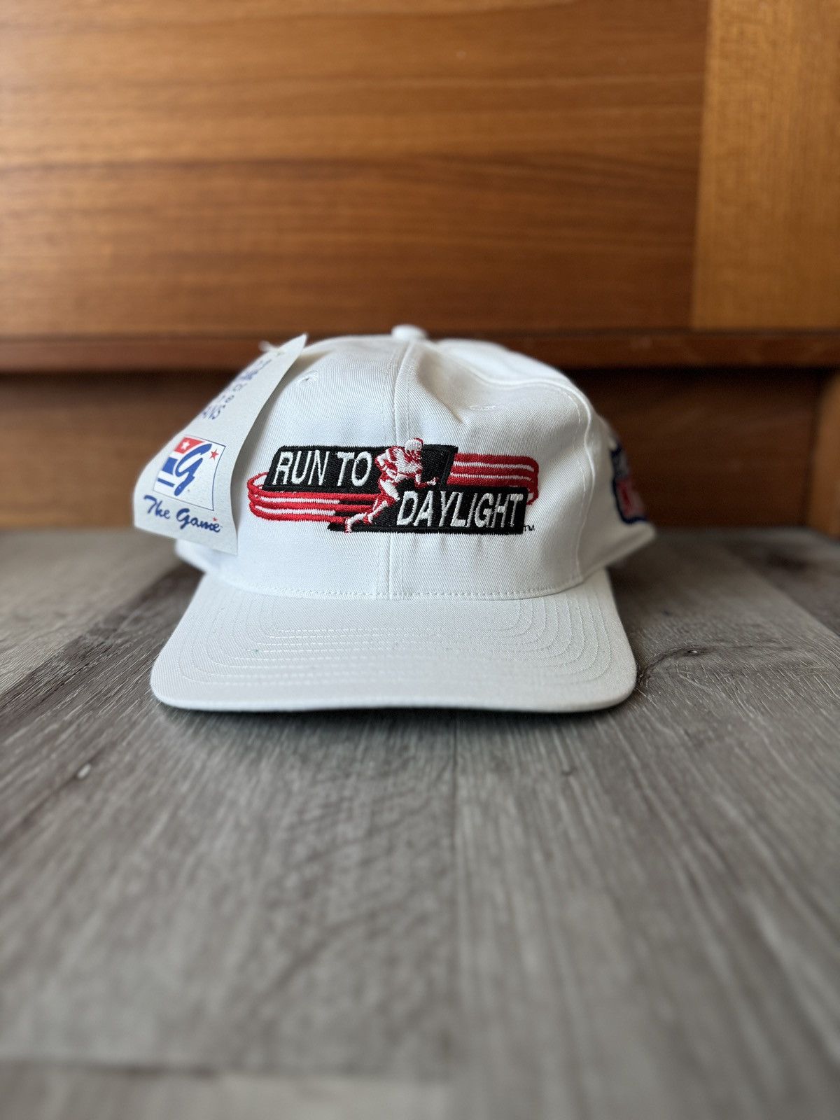 NFL Vintage 90s NFL Game Run To Daylight Football Snap Back Hat Size ONE SIZE - 1 Thumbnail