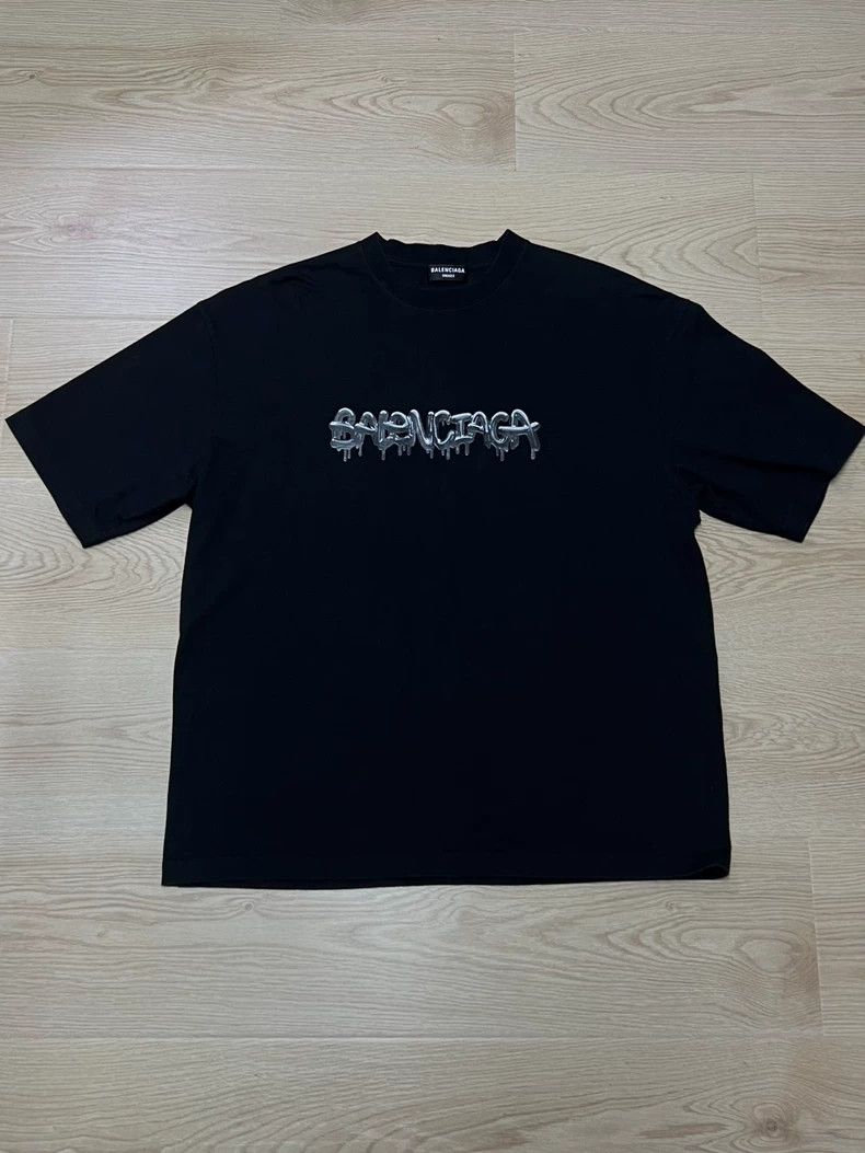 Balenciaga Jelly Graffiti Short Sleeve Tee