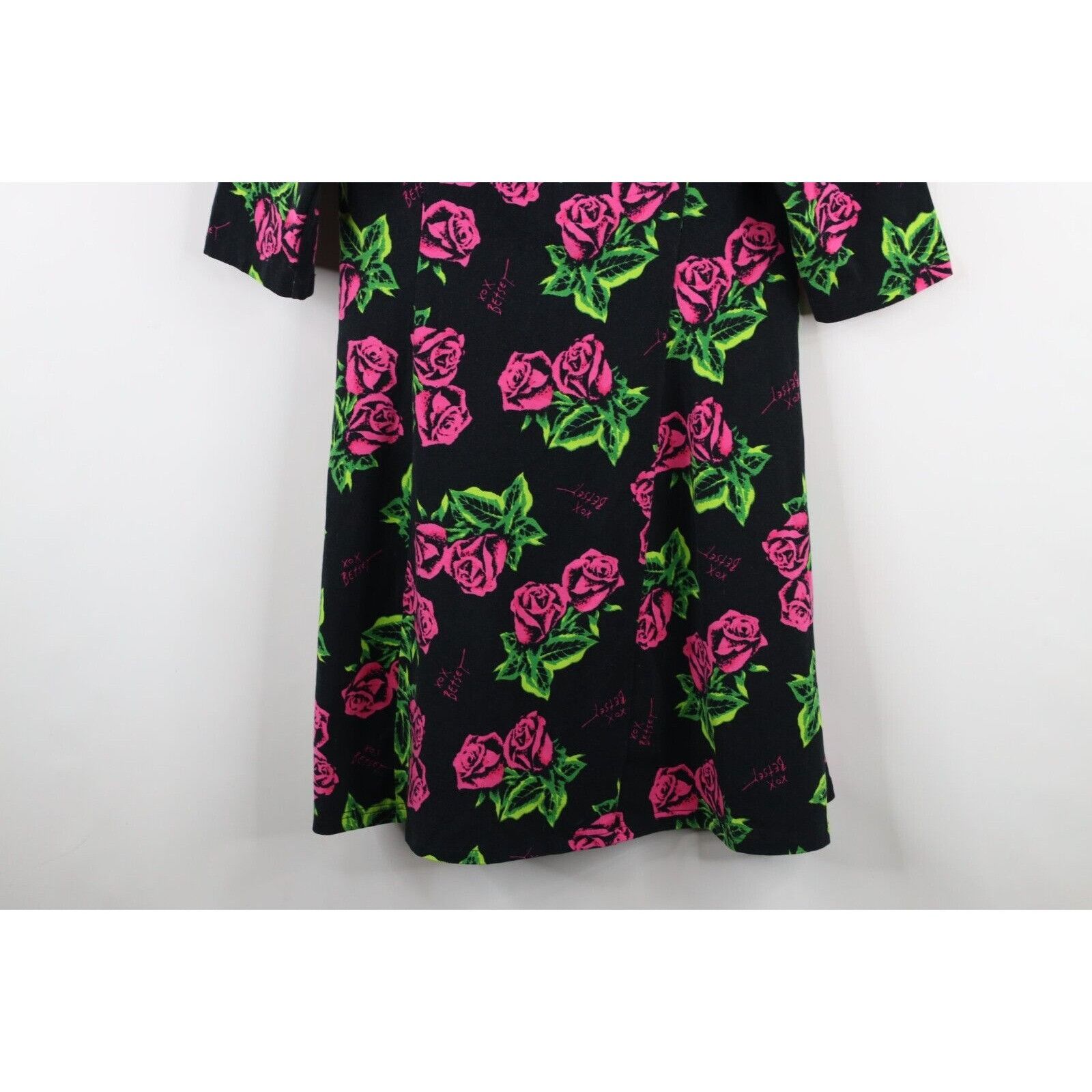 Betsey Johnson Betsey Johnson Faded Rockabilly Flower Rose Dress Size XXL / US 16-18 / IT 52-54 - 3 Thumbnail