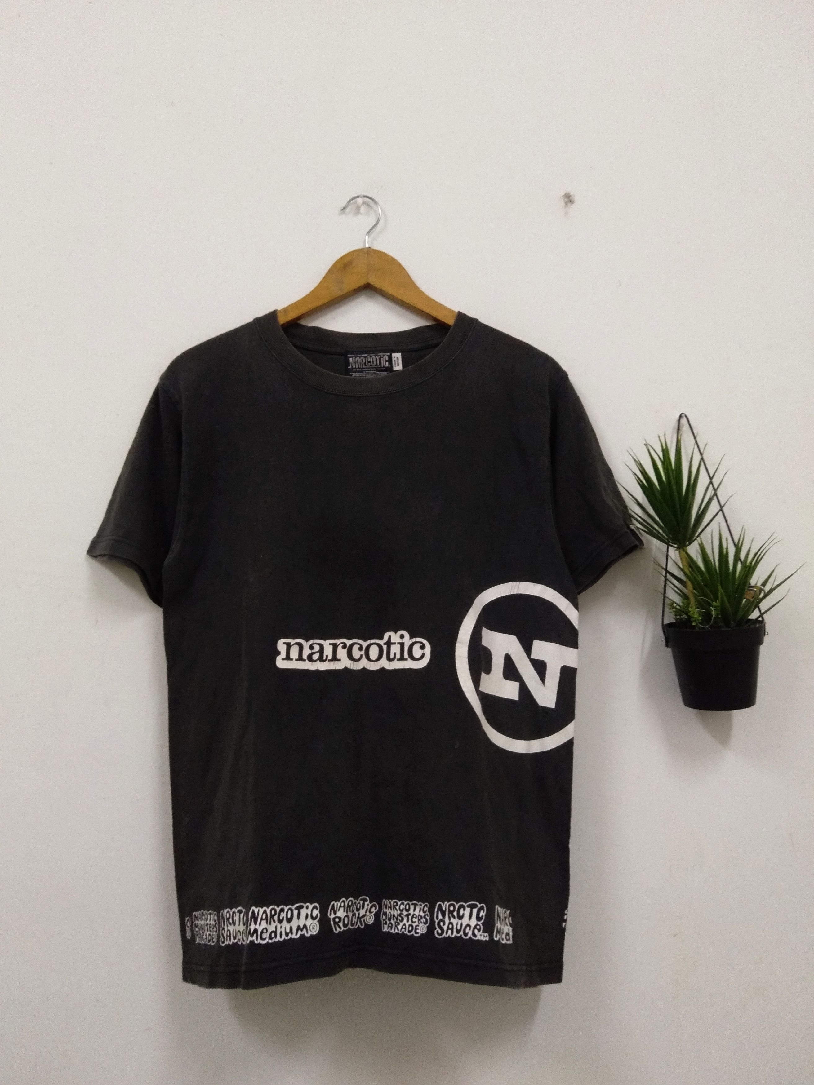 Narcotic GDC Vintage Narcotic Japanese brand t shirt overprinted Size US M / EU 48-50 / 2 - 1 Thumbnail