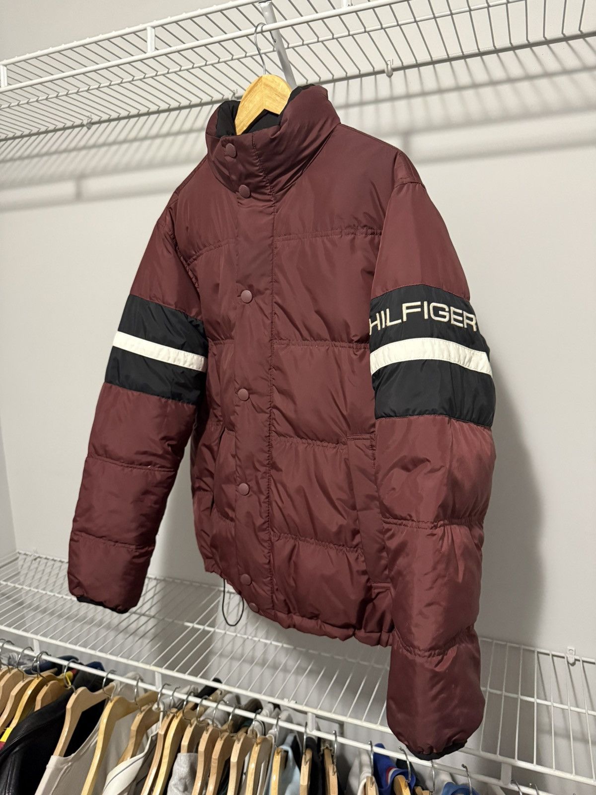 Tommy Hilfiger × Vintage Tommy Hilfiger Reversible Puffer Jacket Size US L / EU 52-54 / 3 - 4 Thumbnail