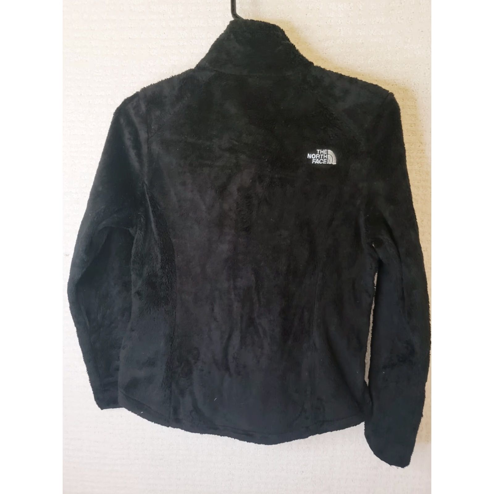 The North Face The North Face Osito 2 Jacket Womens Medium Black Fleece Full Zip Sherpa Wom en Black Solid Logo Pockets Short Size M / US 6-8 / IT 42-44 - 7 Thumbnail