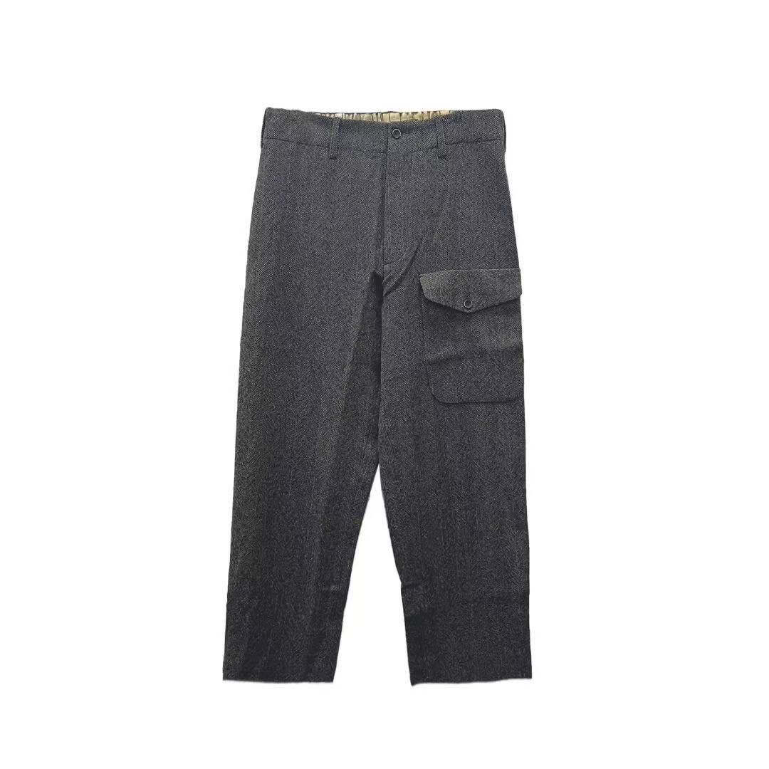 Uma Wang UMA WANG Gray Striped Trousers Size US 31 - 1 Thumbnail