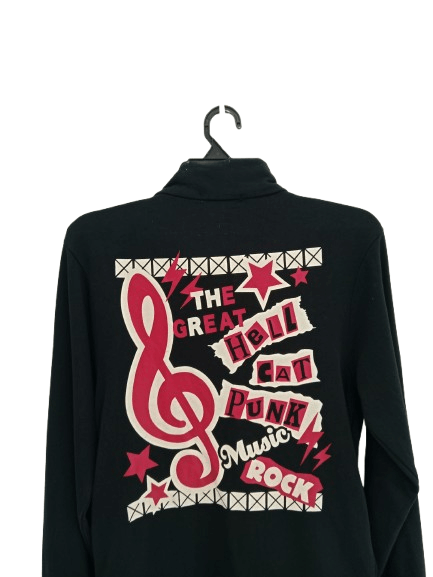 Japanese Brand Hell Cat Punks Music Rock Sweater Zipper Size S / US 4 / IT 40 - 4 Thumbnail