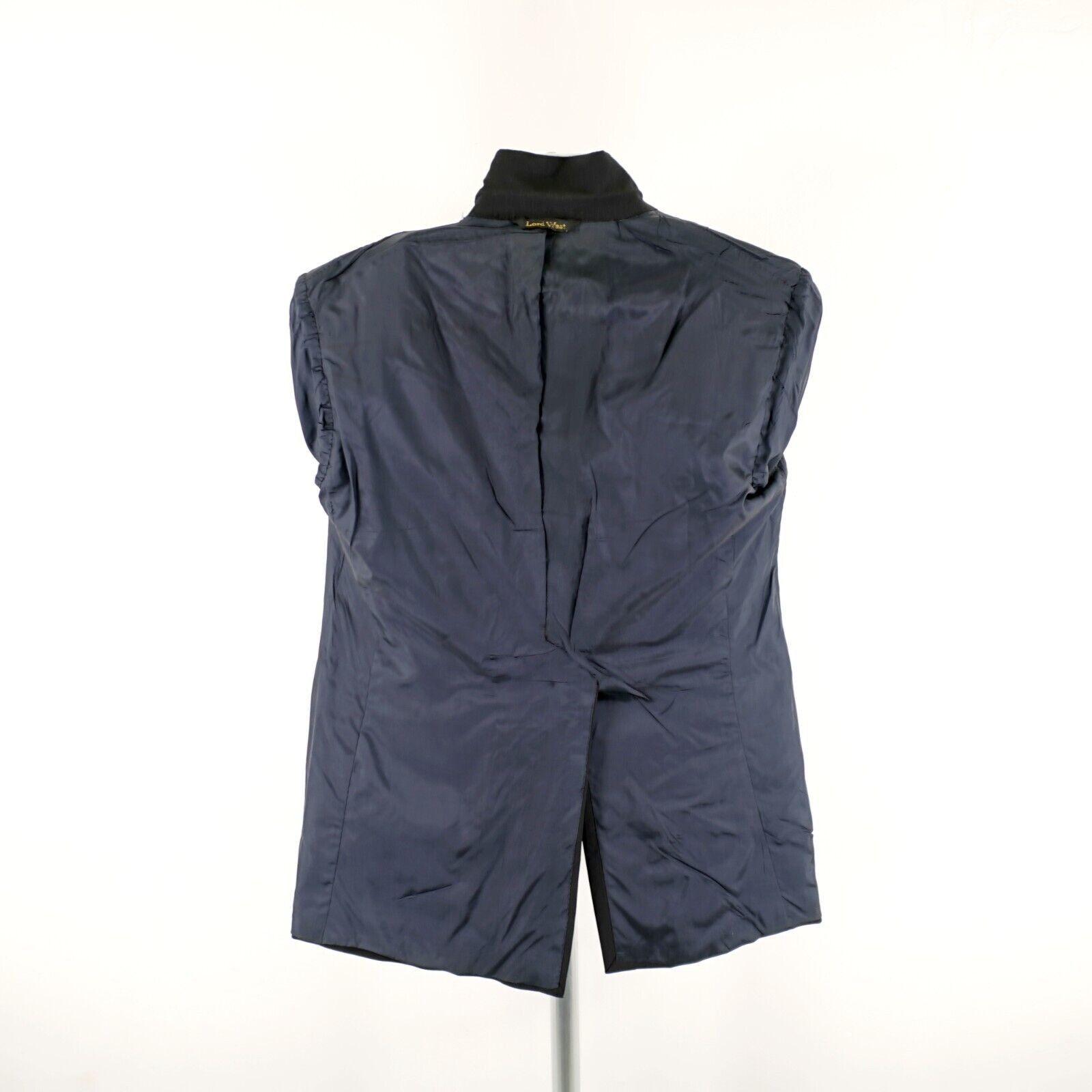 Saks Fifth Avenue Lord West Saks Fifth Ave Black Wool 1 Felt Button Tuxedo Jac Size 38R - 14 Thumbnail