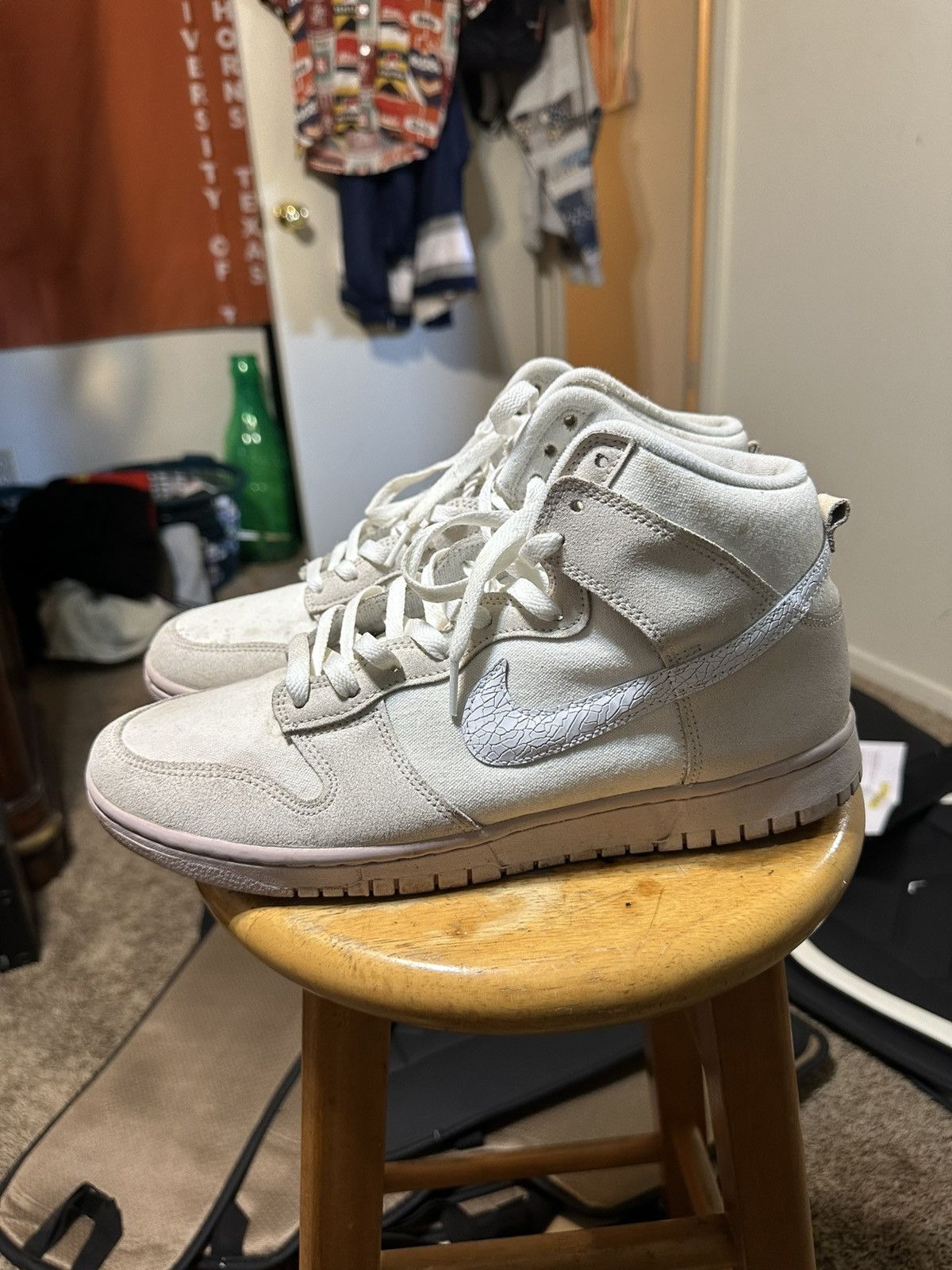 Nike Vintage Nike dunk high retro PRM “cracked” 2023 size 11 Size US 11 / EU 44 - 4 Thumbnail