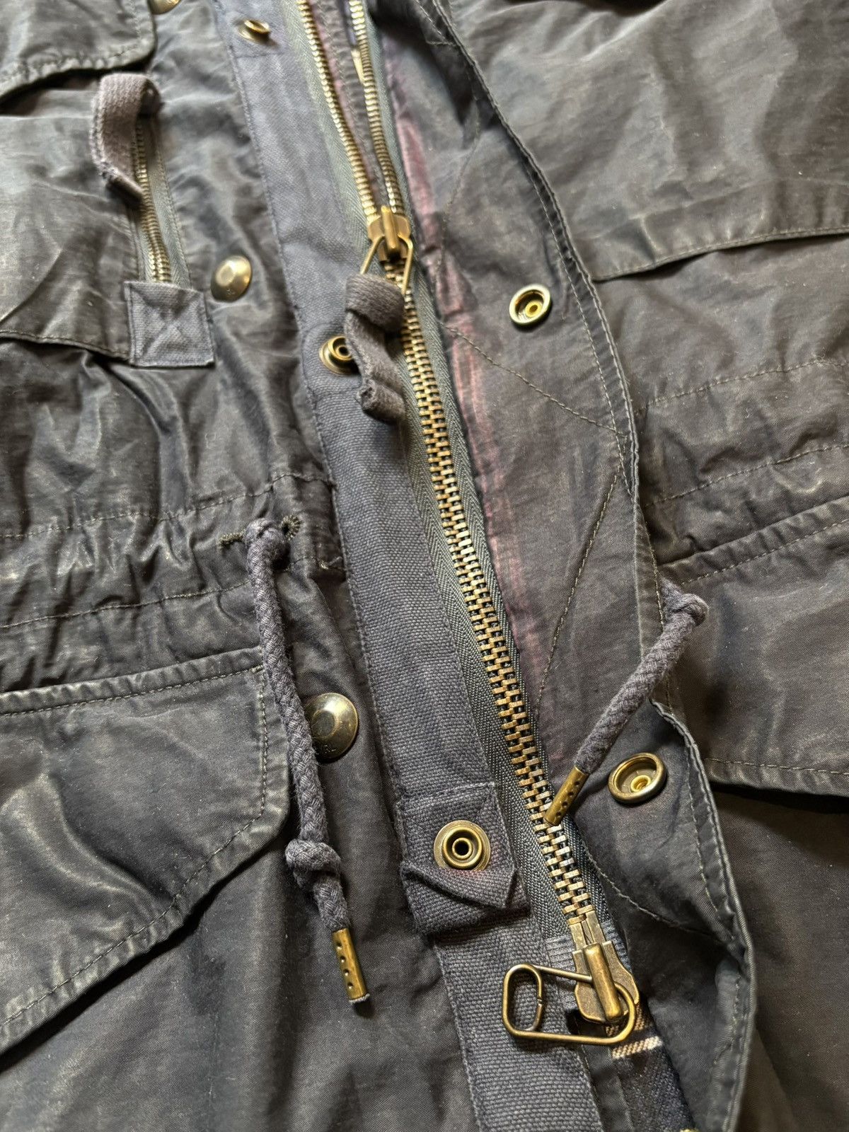 Polo Ralph Lauren Navy Military Safari Jacket Ralph Lauren Men’s M – Vintage Size US M / EU 48-50 / 2 - 5 Thumbnail