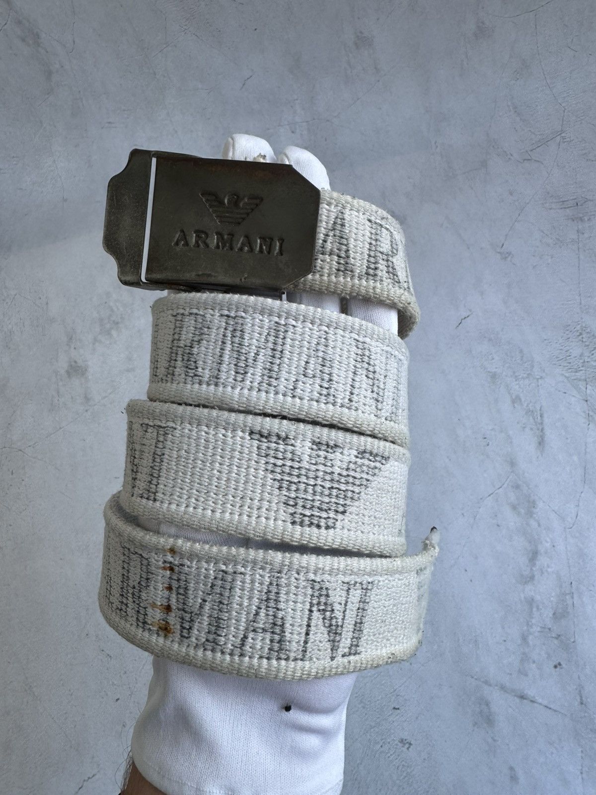 Armani Armani Belt Men’s Vintage 90s Size ONE SIZE - 5 Thumbnail