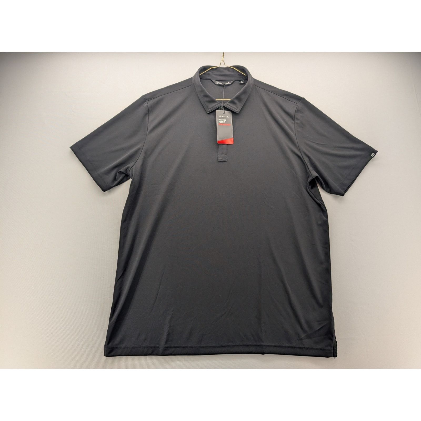 TravisMathew NWT TravisMathew Men's Coto Performance Polo in Black 2XL Size US S / EU 44-46 / 1 - 2 Thumbnail