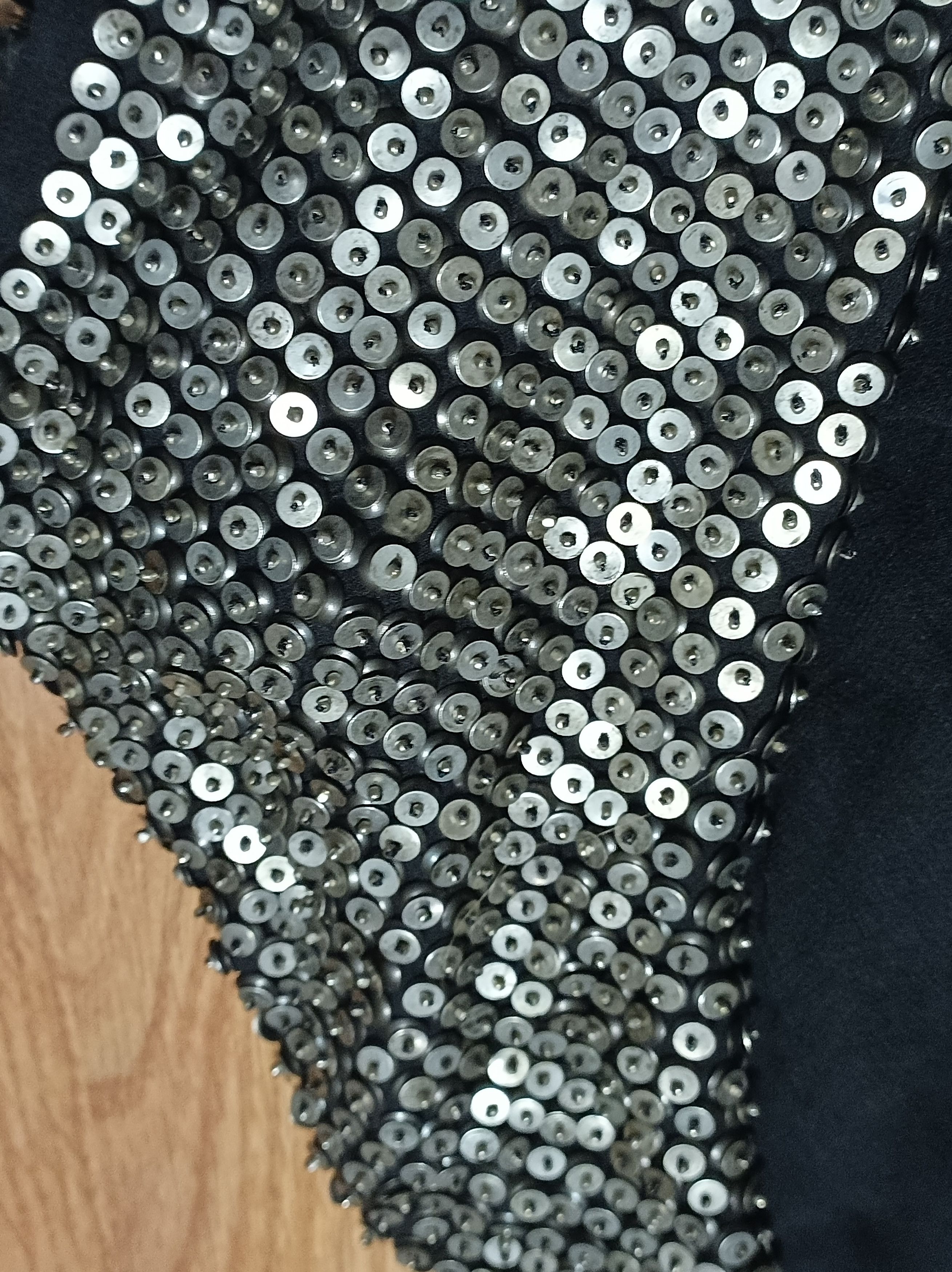 Isabel Marant Isabel Marant Pisa Silk & Brass Metal Studded Scarf Size ONE SIZE - 15 Thumbnail