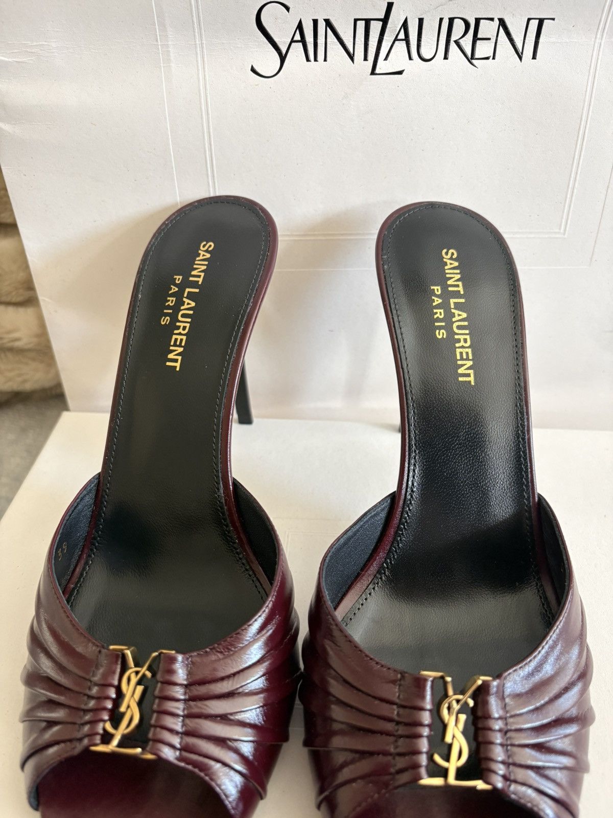 Yves Saint Laurent Yves Saint Laurent Babylone Heels Size US 8 / IT 38 - 4 Thumbnail