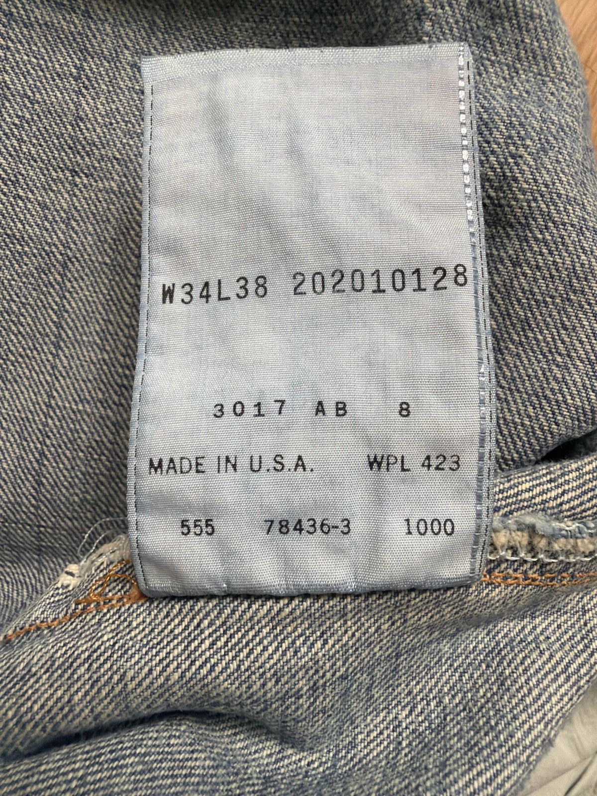 Levi's Vintage Clothing Levis Vintage LVC 201 555 Deadstock Size US 34 / EU 50 - 10 Thumbnail