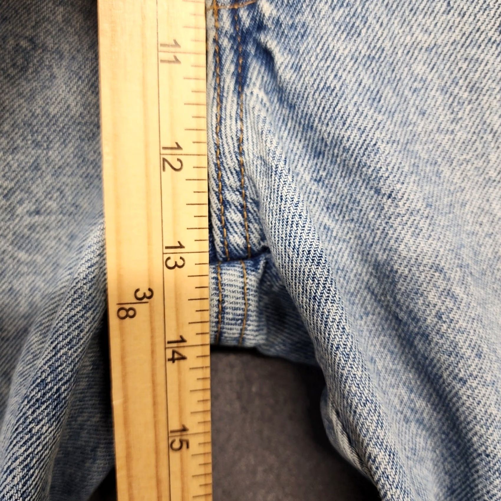 Vintage VINTAGE Sheplers Jeans Men 36x31 Light Wash Blue Bootcut Western Distressed READ Size US 36 / EU 52 - 7 Thumbnail