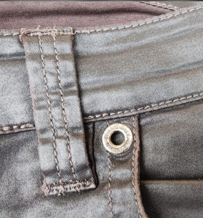 Jean Paul Gaultier JPG Archive Lace-Up Coated Denim Pants - Earth Brown 30 Size US 30 / EU 46 - 9 Thumbnail