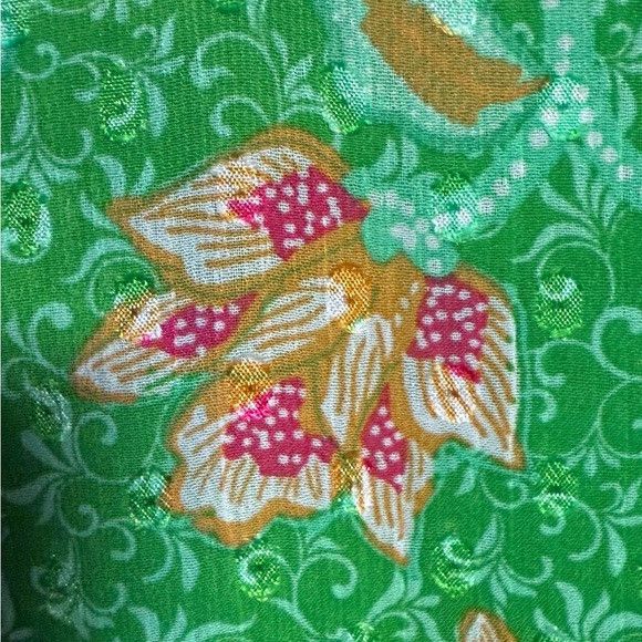 Joie Joie Green Floral Long Sleeve Blouse Women’s Size M Size M / US 6-8 / IT 42-44 - 3 Thumbnail