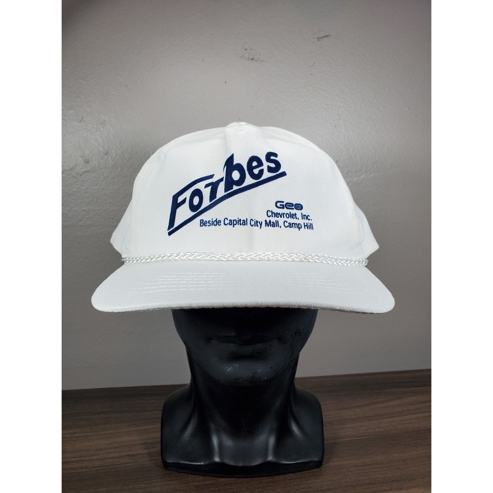 Chevrolet × Vintage 1990s Car Dealer Snapback Cap Hat FORBES Geo Camp Hill PA Size ONE SIZE - 1 Thumbnail