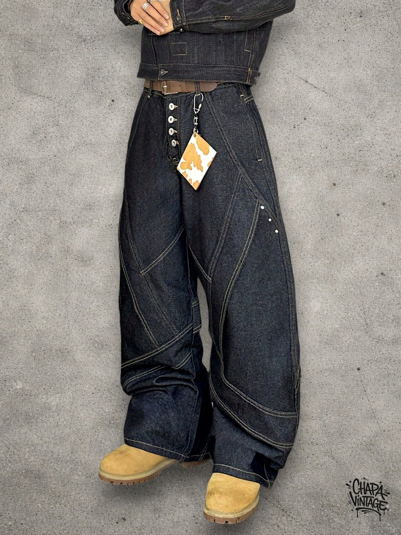 Vintage Baggy vintage jeans Size US 32 / EU 48 - 4 Thumbnail