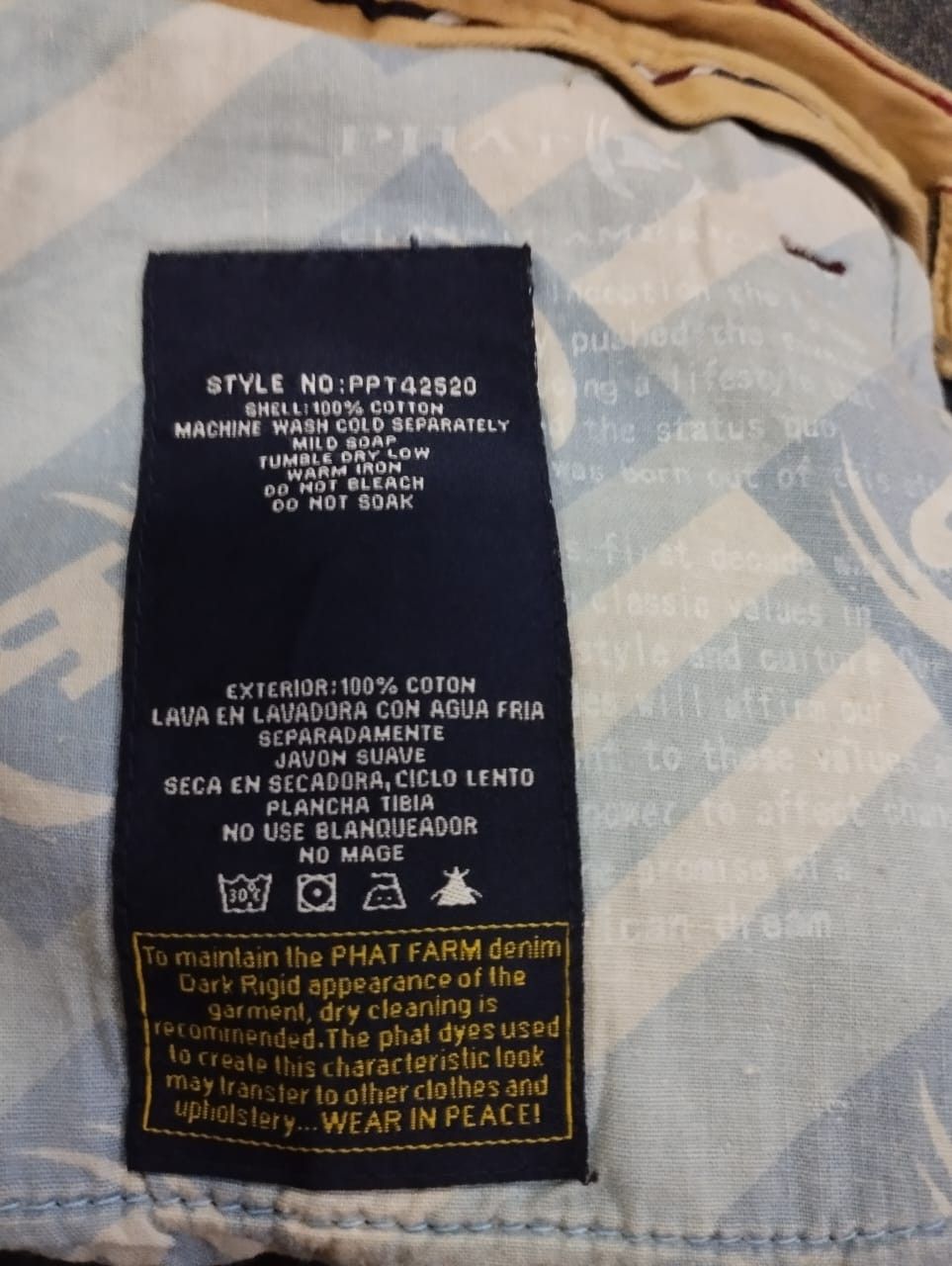 Phat Farm Super Baggy Jeans Vintage 90's Phat Farm Jeans Size US 34 / EU 50 - 19 Thumbnail
