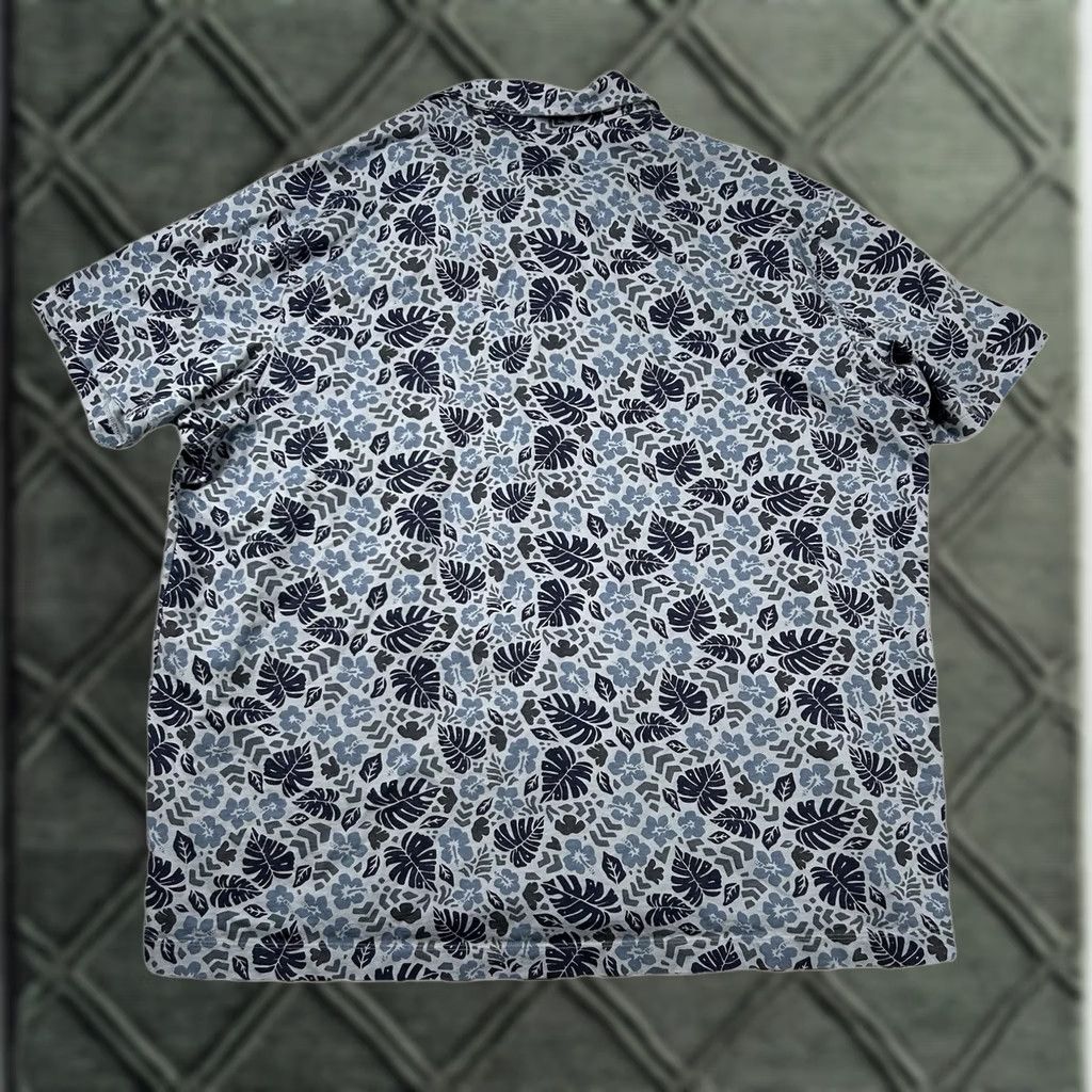 Vintage Duluth Trading Shirt Mens 2XL Floral Camp Button-Up Short Sleeve Knit Cotton Blue Hawaiian Aloha Vintage: No Size US XXL / EU 58 / 5 - 1 Thumbnail