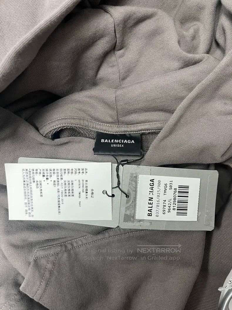 Balenciaga Balenciaga Letter Logo Hooded Sweatshirt for Women Size US XS / EU 42 / 0 - 9 Thumbnail