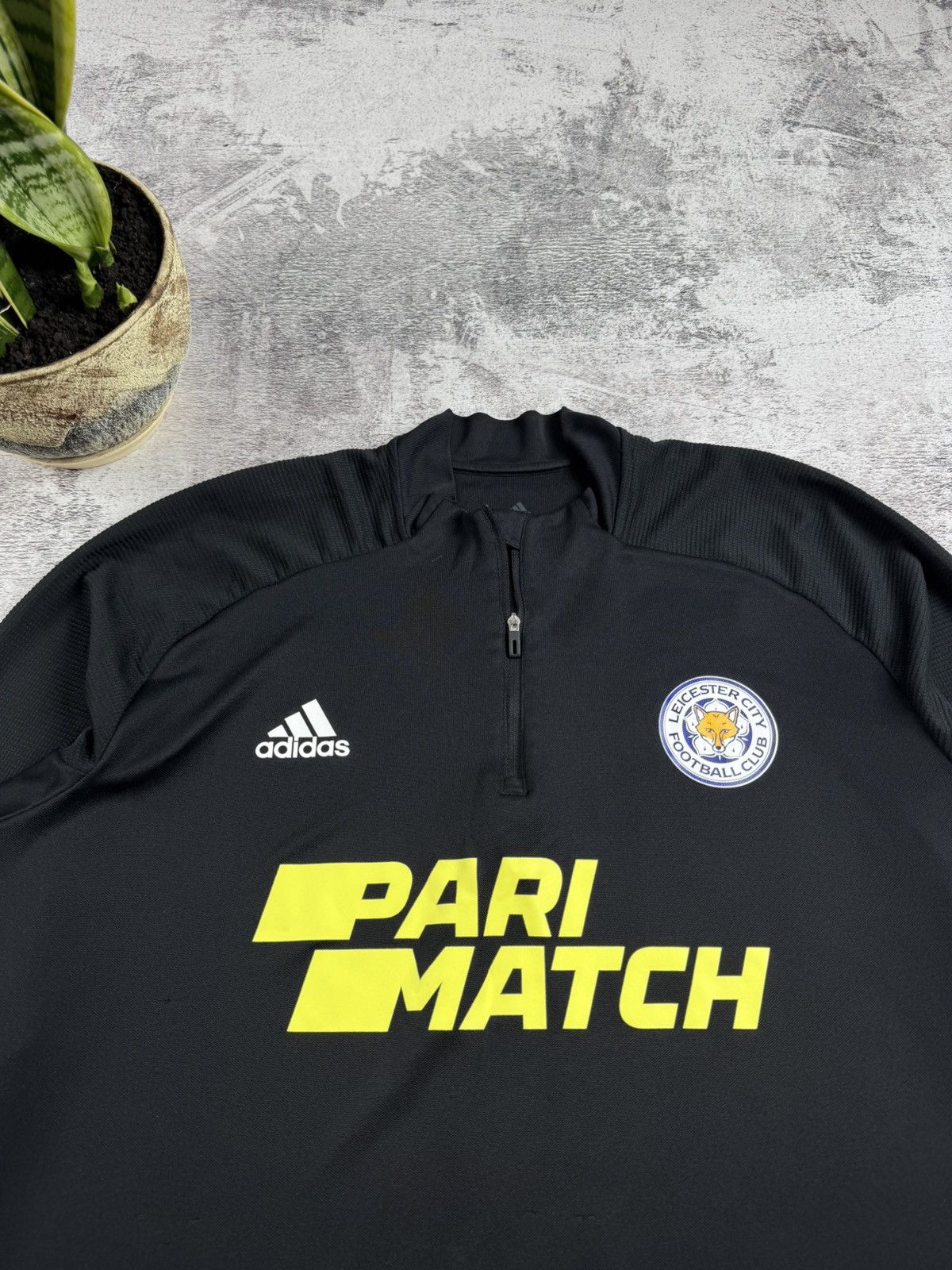 Other Leicester Adidas Black 2019/2020 Soccer Football XXL 1/4 T Shirt Jersey Kit Size US XXL / EU 58 / 5 - 6 Thumbnail