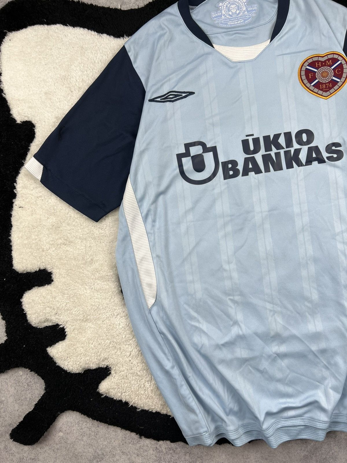 Umbro Umbro Heart Of Midlothian 2009/10 Football Soccer Y2K Jersey Size US M / EU 48-50 / 2 - 2 Thumbnail