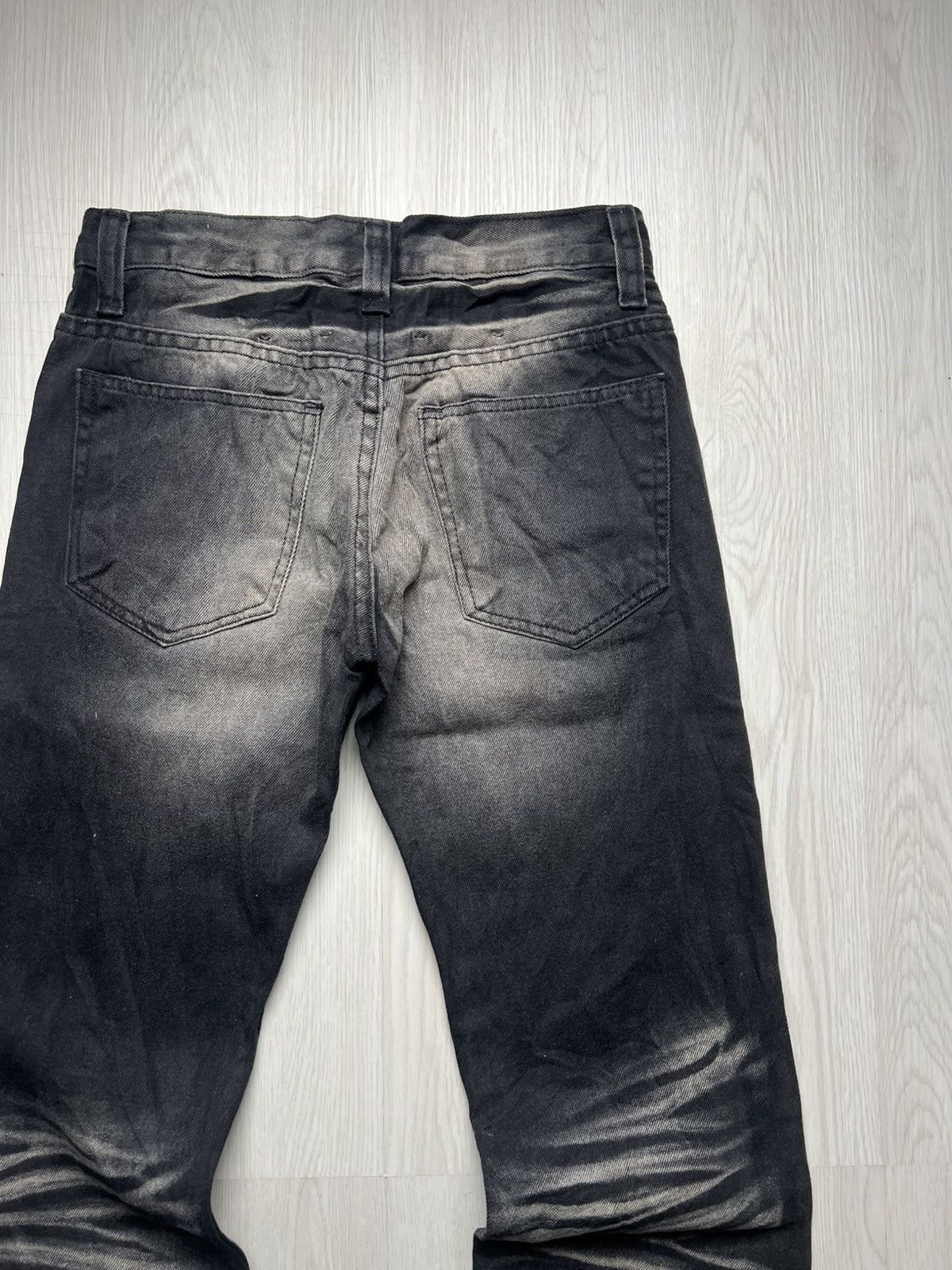 Tornado Mart KUI Whiskered Mudwash Flared Denim Size US 30 / EU 46 - 4 Thumbnail
