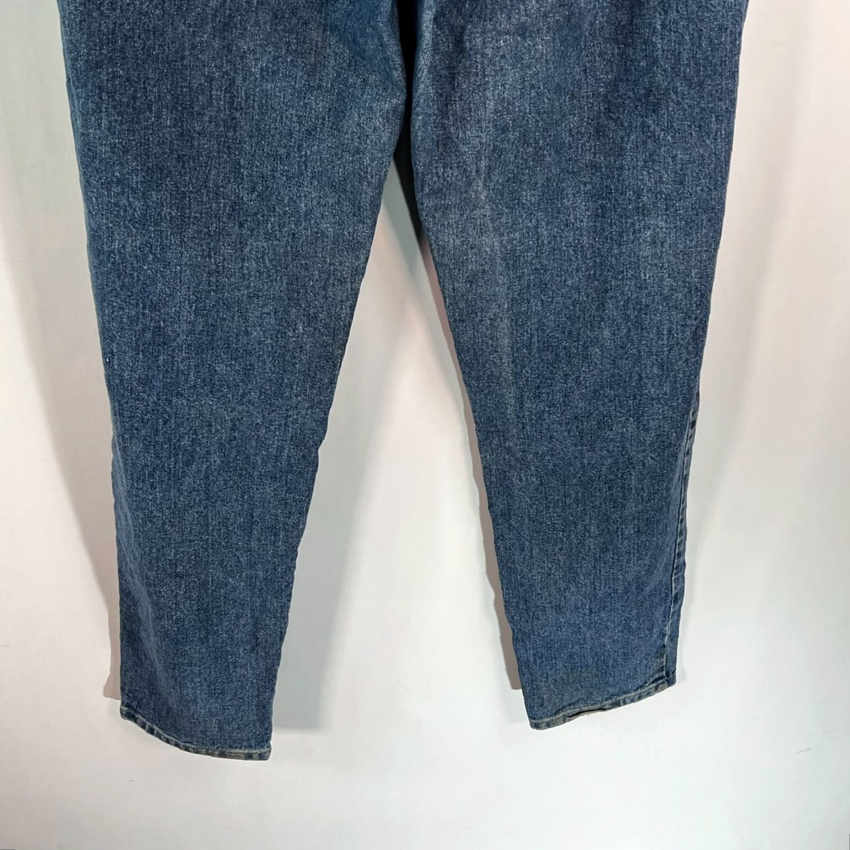 Vintage VINTAGE NY Jeans Straight Leg Denim Jeans Womens Size 14 High Rise Stretch Blue 36x34 Size 36" / US 14 / IT 50 - 7 Thumbnail